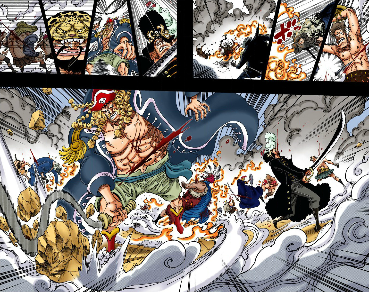 Halaman dari One Piece (Official Colored) Chapter 734