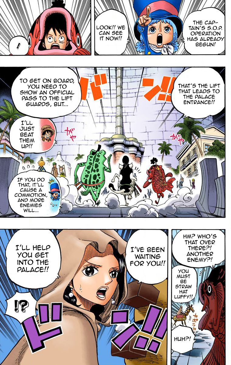 Halaman dari One Piece (Official Colored) Chapter 734