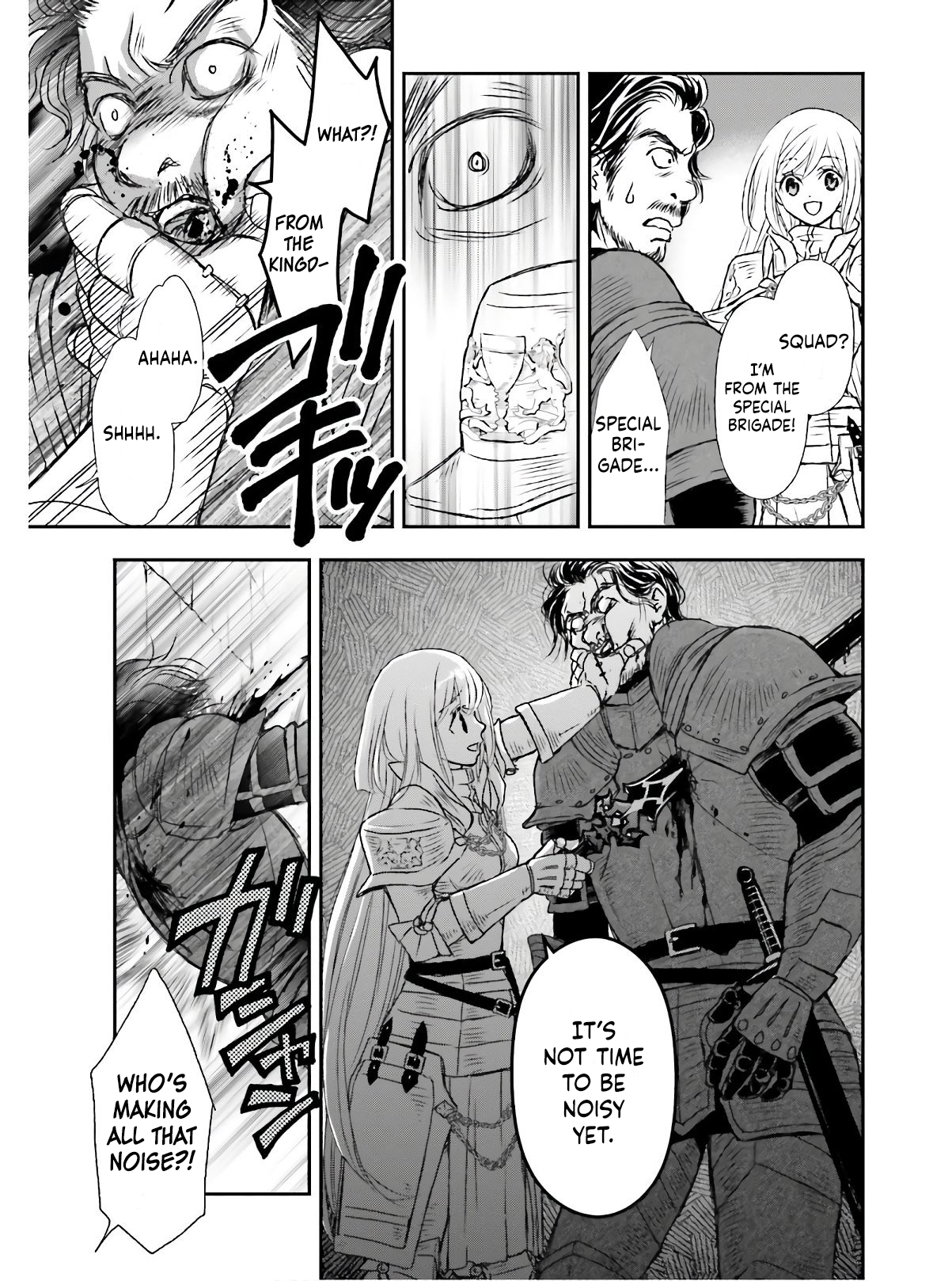 Shinigami ni Sodaterareta Shoujo wa Shikkoku no Tsurugi o Mune ni Idaku Chapter 13 Page 8