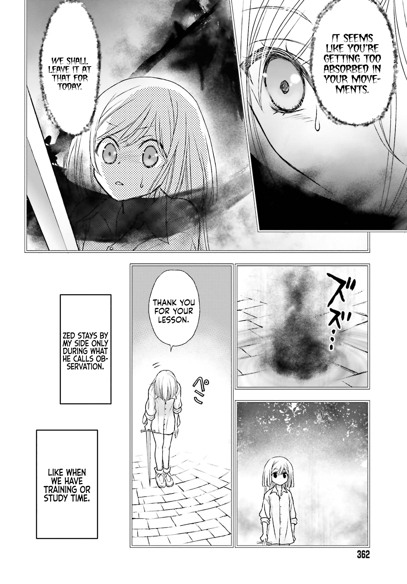 Shinigami ni Sodaterareta Shoujo wa Shikkoku no Tsurugi o Mune ni Idaku Chapter 2 Page 5