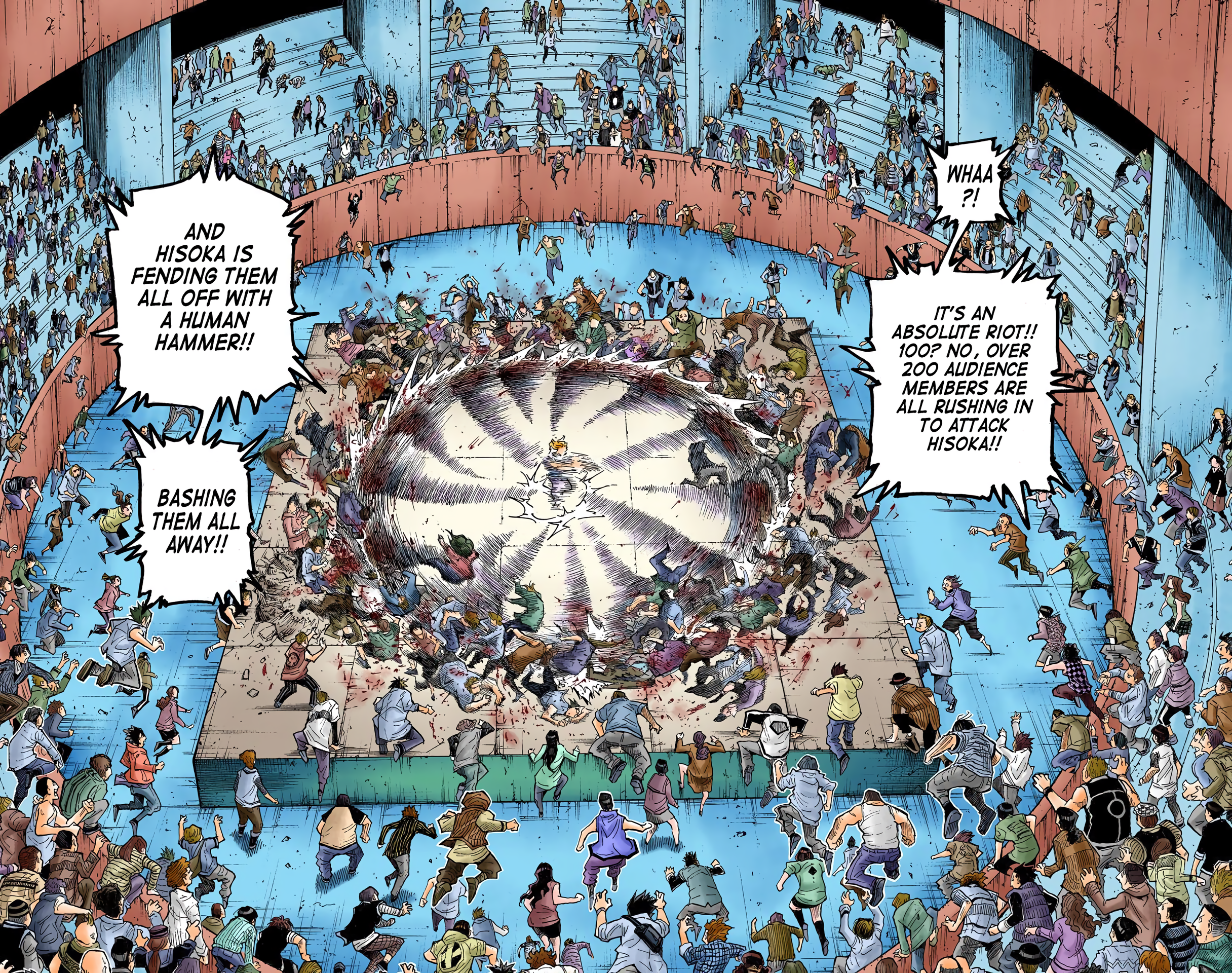 Halaman dari HUNTER x HUNTER (Official Colored) Chapter 355