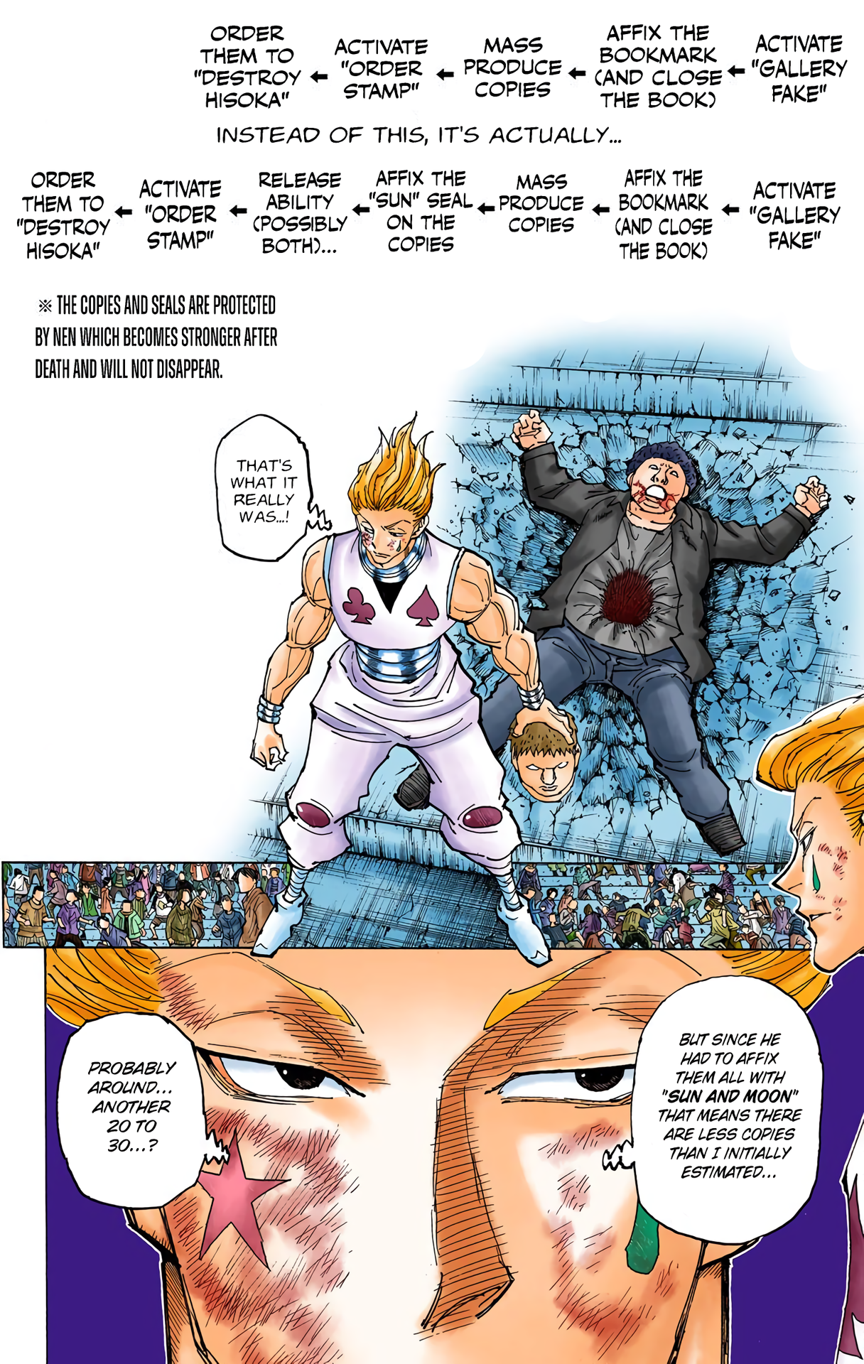 Halaman dari HUNTER x HUNTER (Official Colored) Chapter 355