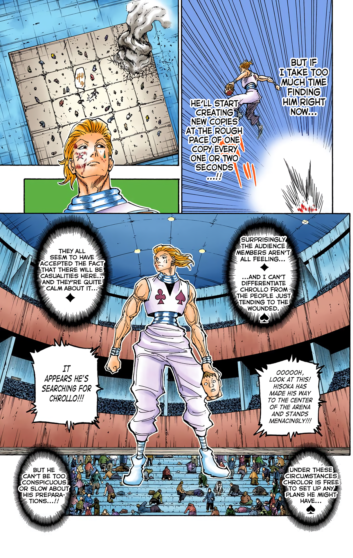 Halaman dari HUNTER x HUNTER (Official Colored) Chapter 355