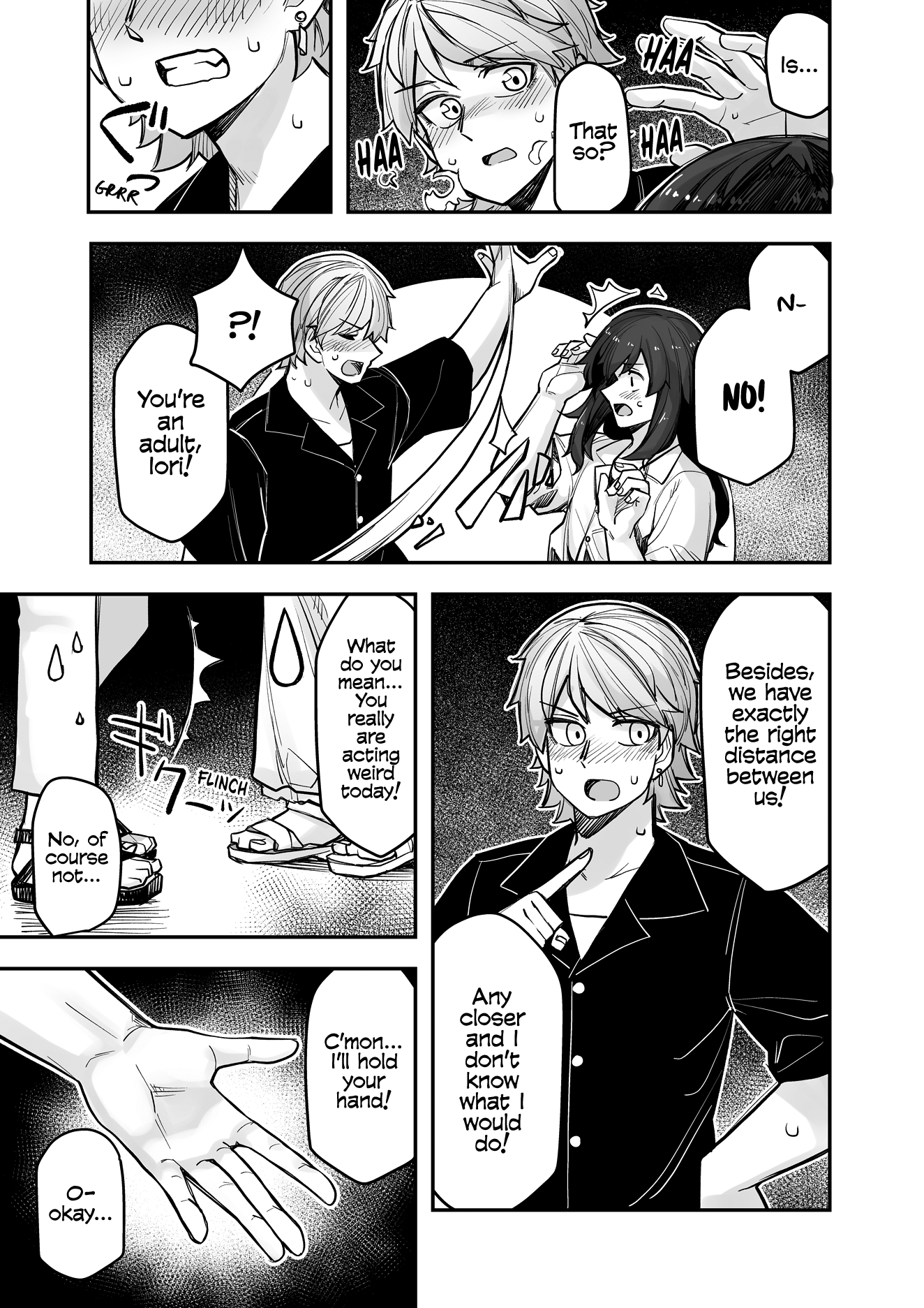 Halaman dari Ikemen Joshi to Josou Danshi Chapter 99