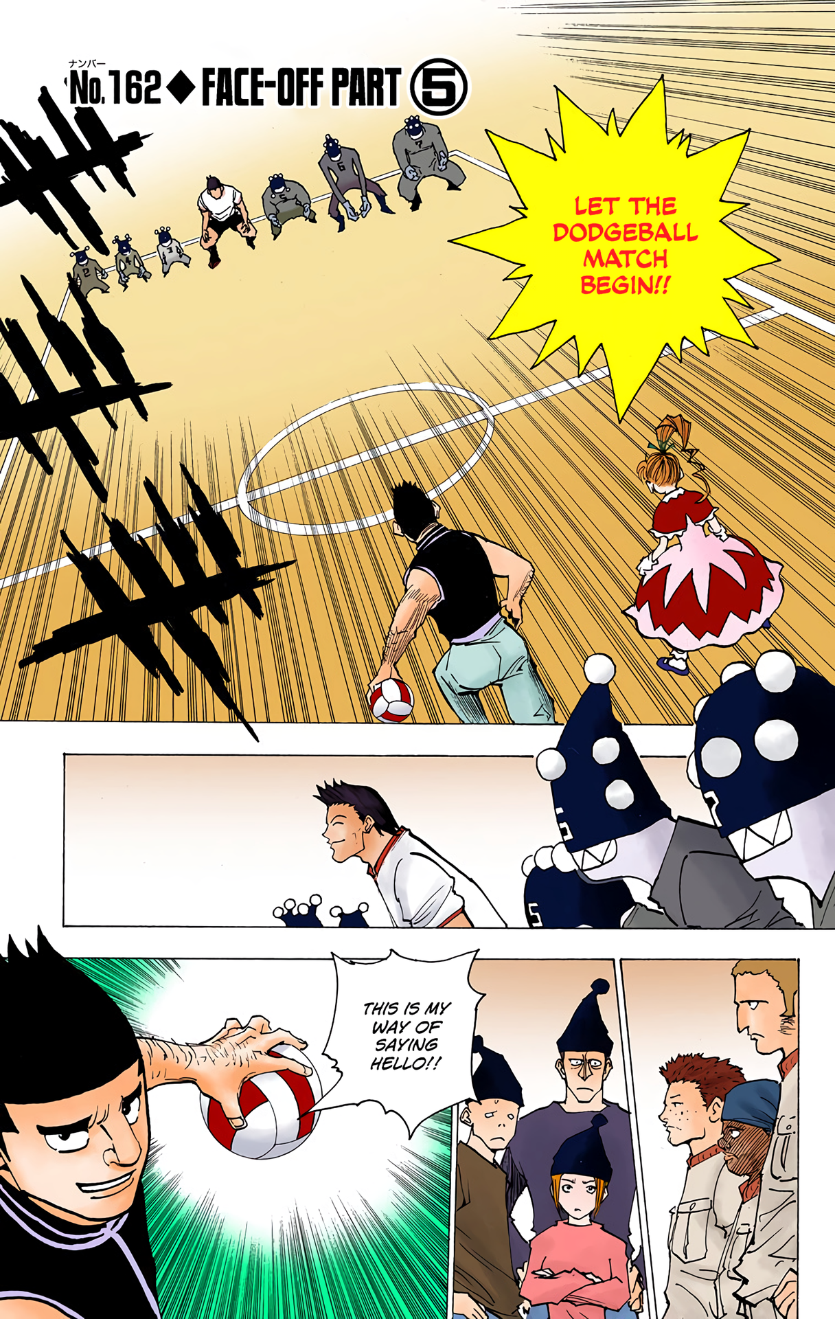 Halaman dari HUNTER x HUNTER (Official Colored) Chapter 162
