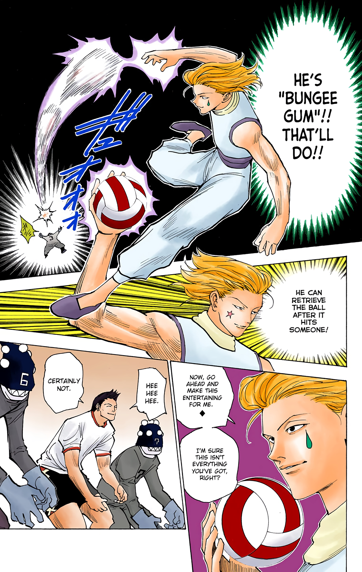 Halaman dari HUNTER x HUNTER (Official Colored) Chapter 162