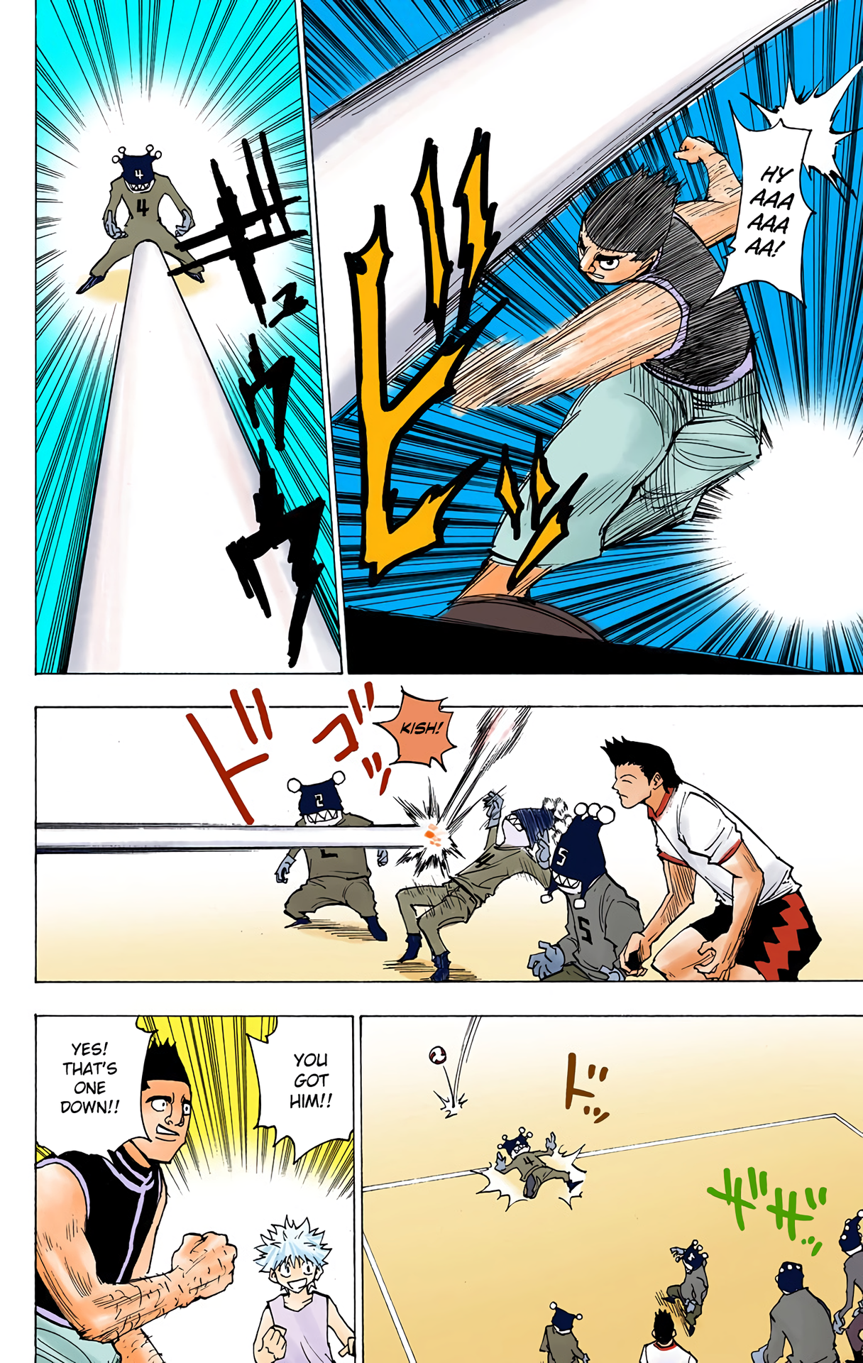 Halaman dari HUNTER x HUNTER (Official Colored) Chapter 162