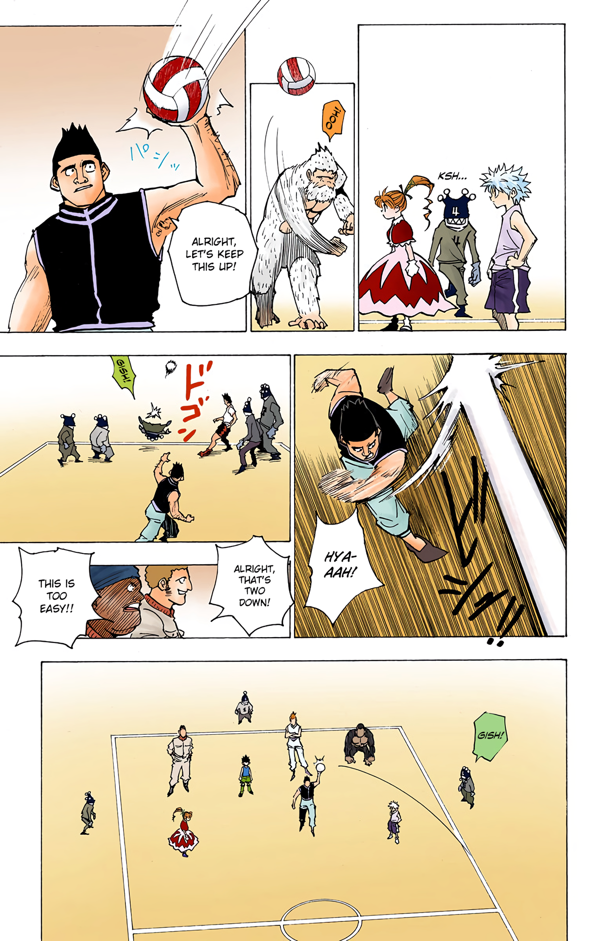 Halaman dari HUNTER x HUNTER (Official Colored) Chapter 162
