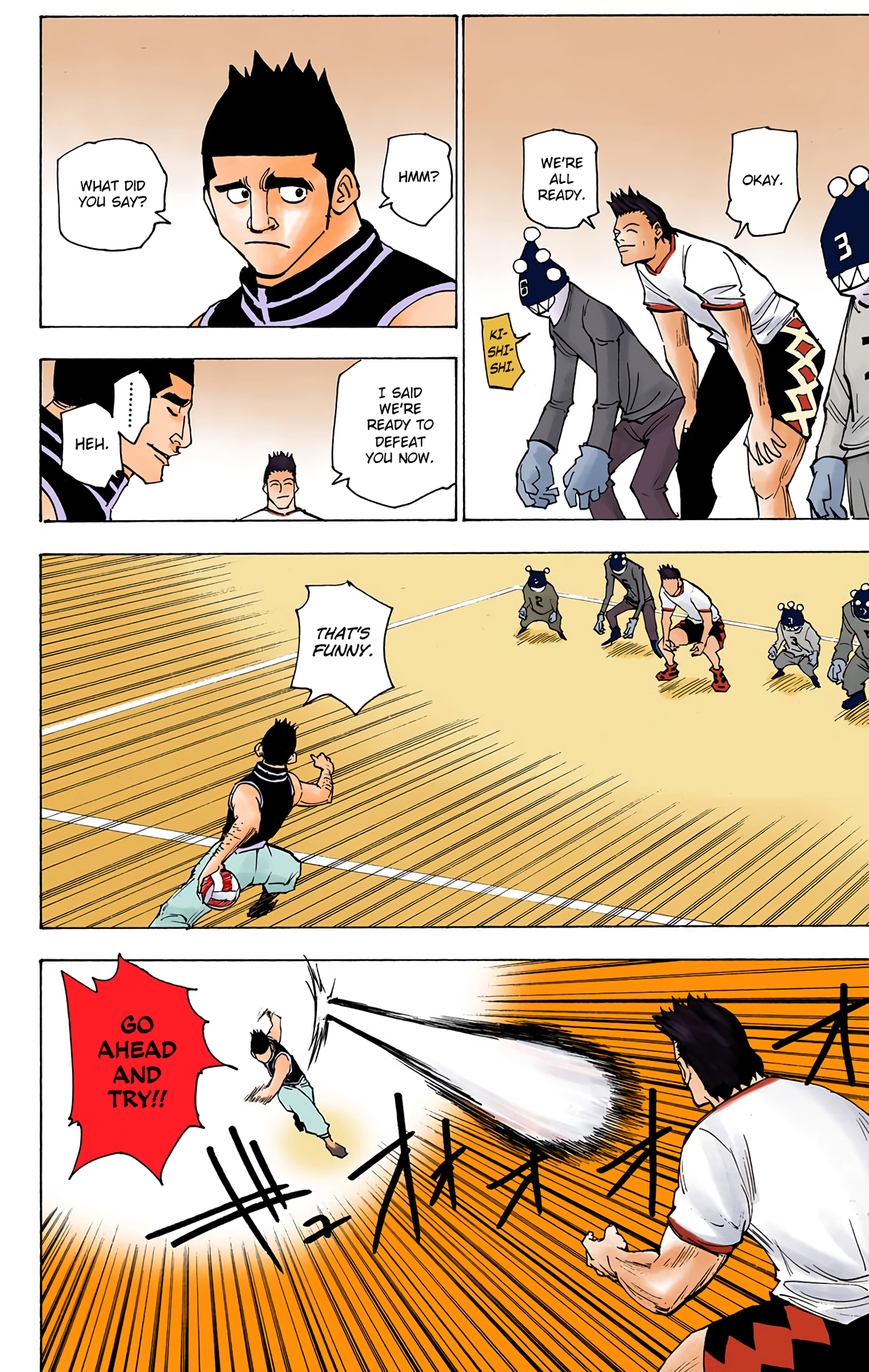 Halaman dari HUNTER x HUNTER (Official Colored) Chapter 162