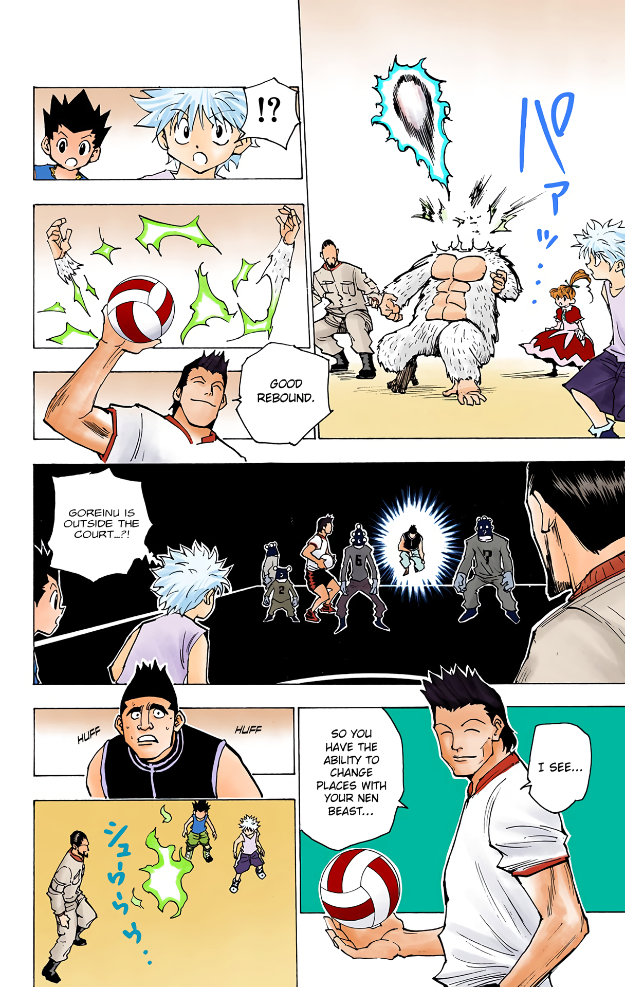 Halaman dari HUNTER x HUNTER (Official Colored) Chapter 162