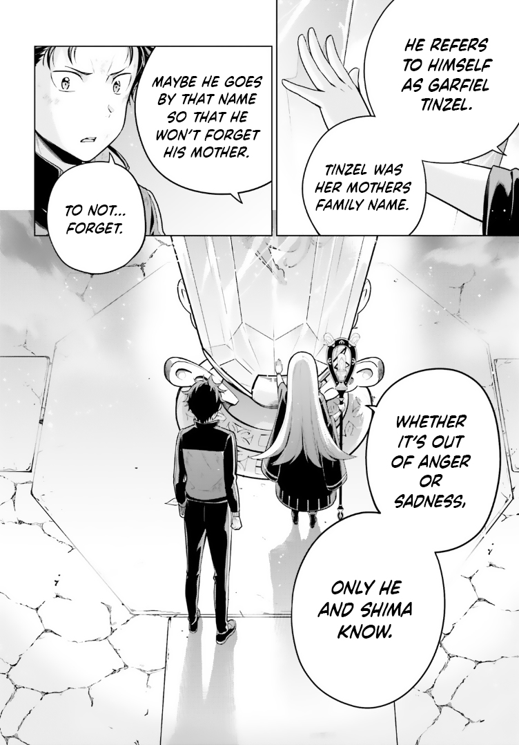 Halaman dari Re:Zero kara Hajimeru Isekai Seikatsu: Dai 4-shou—Seiiki to Gouyoku no Majo Chapter 42.5