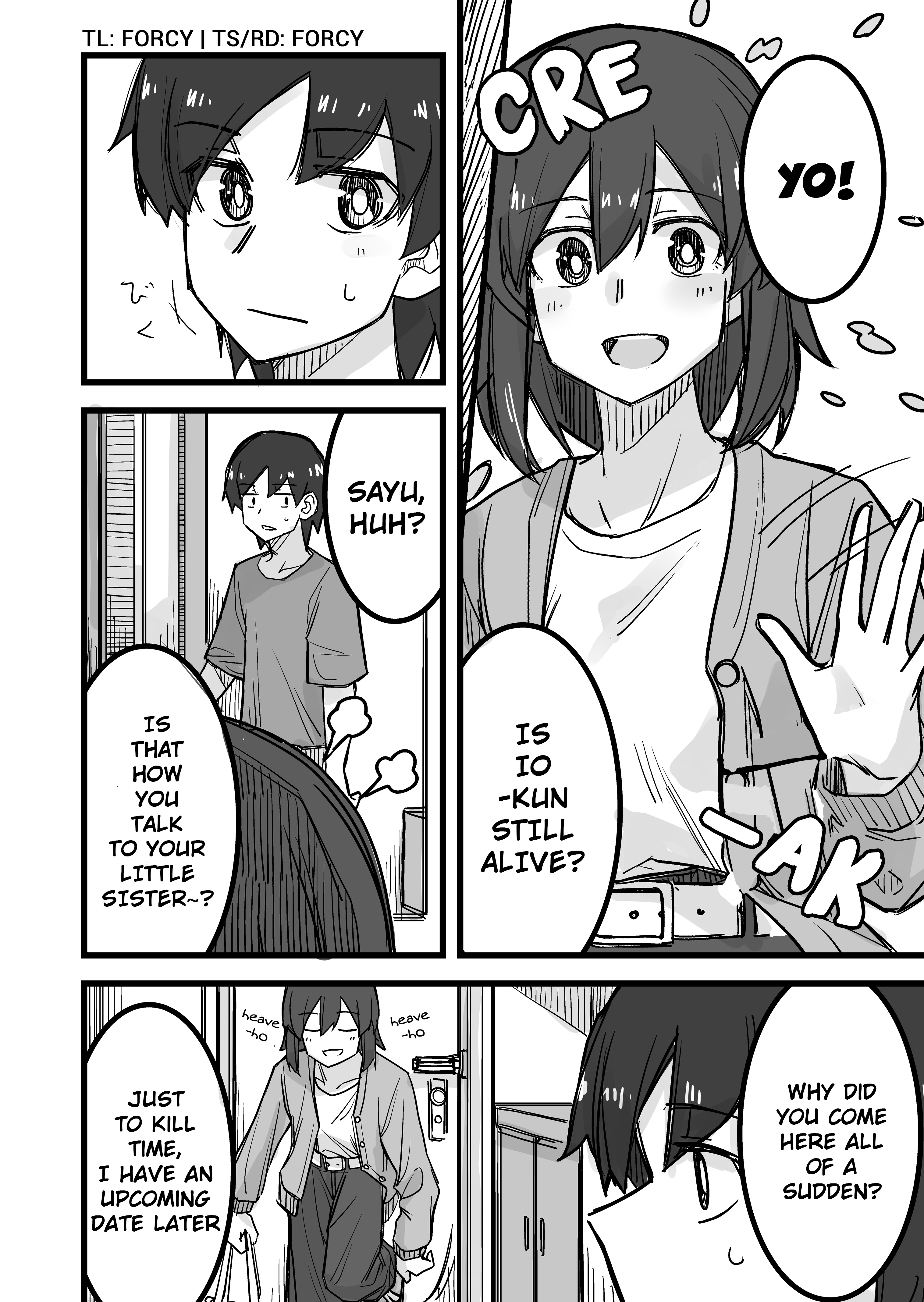 Halaman dari Ikemen Joshi to Josou Danshi Chapter 19