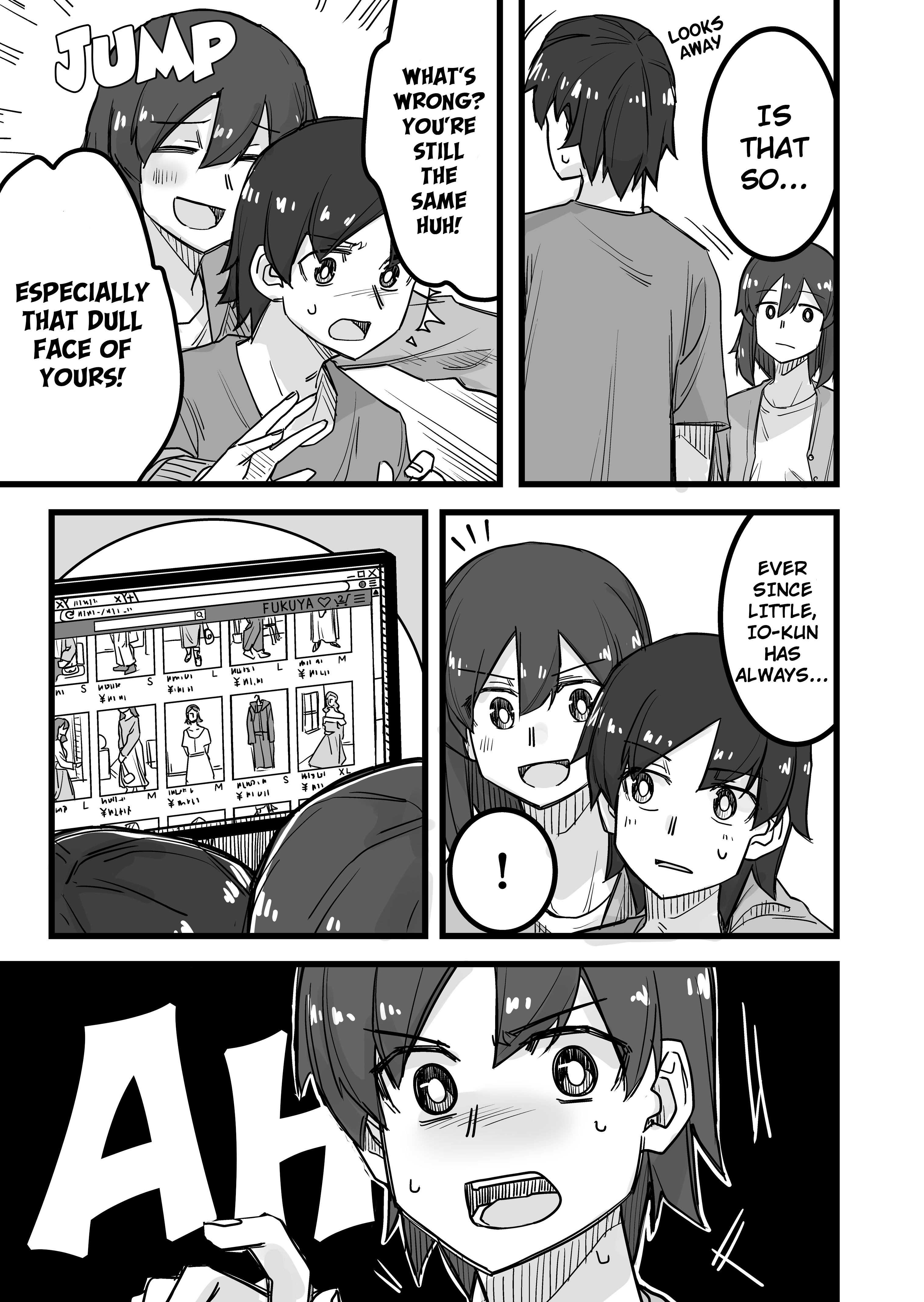 Halaman dari Ikemen Joshi to Josou Danshi Chapter 19