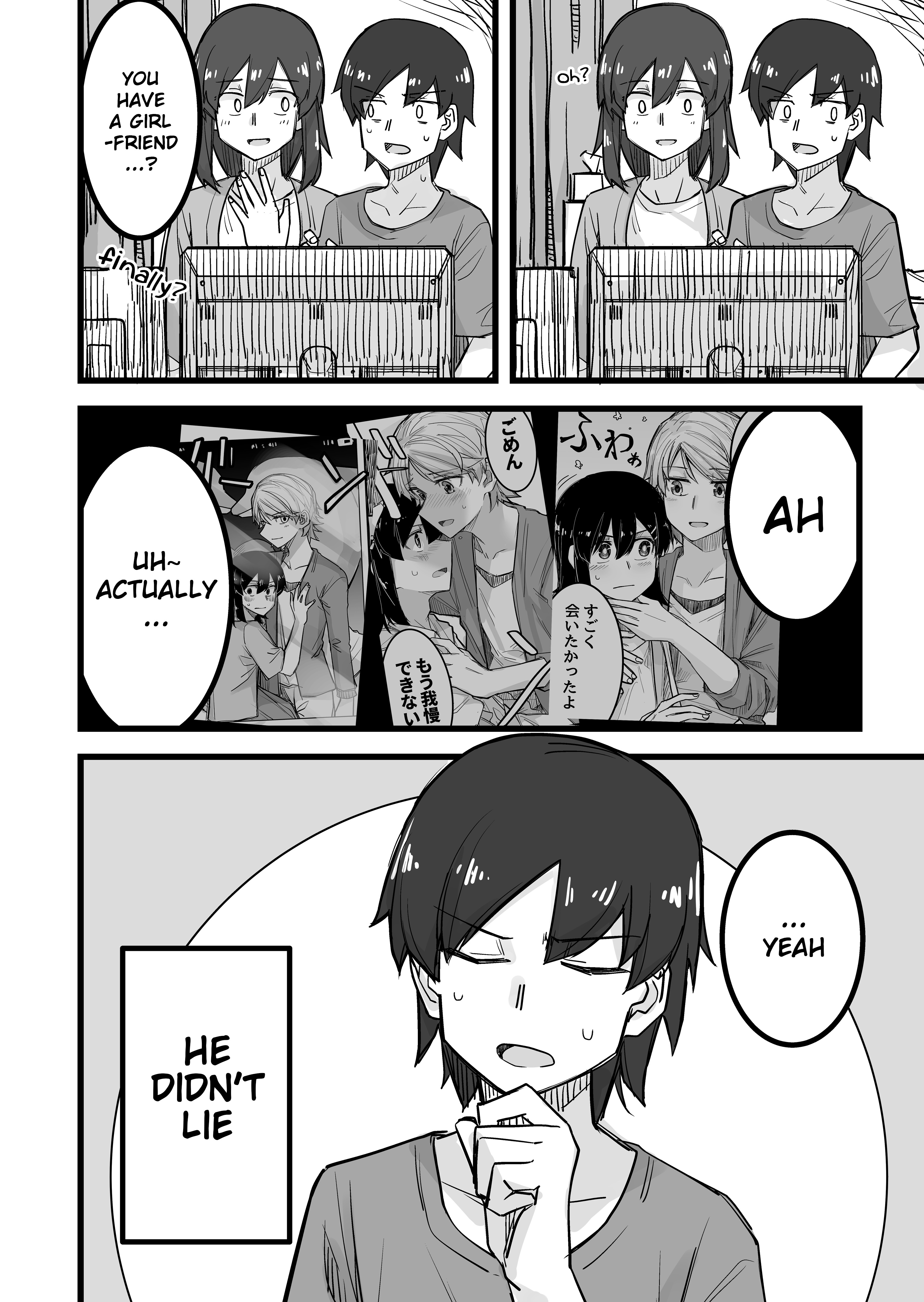 Halaman dari Ikemen Joshi to Josou Danshi Chapter 19