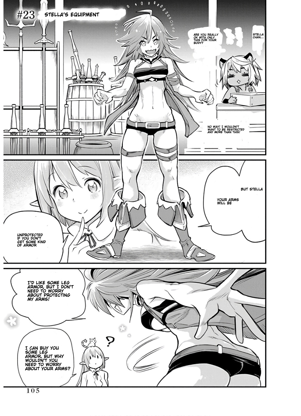 Halaman dari S-Rank Monster no "Behemoth" Dakedo, Neko to Machigawarete Elf Musume no Pet to Shite Kurashitemasu Chapter 23