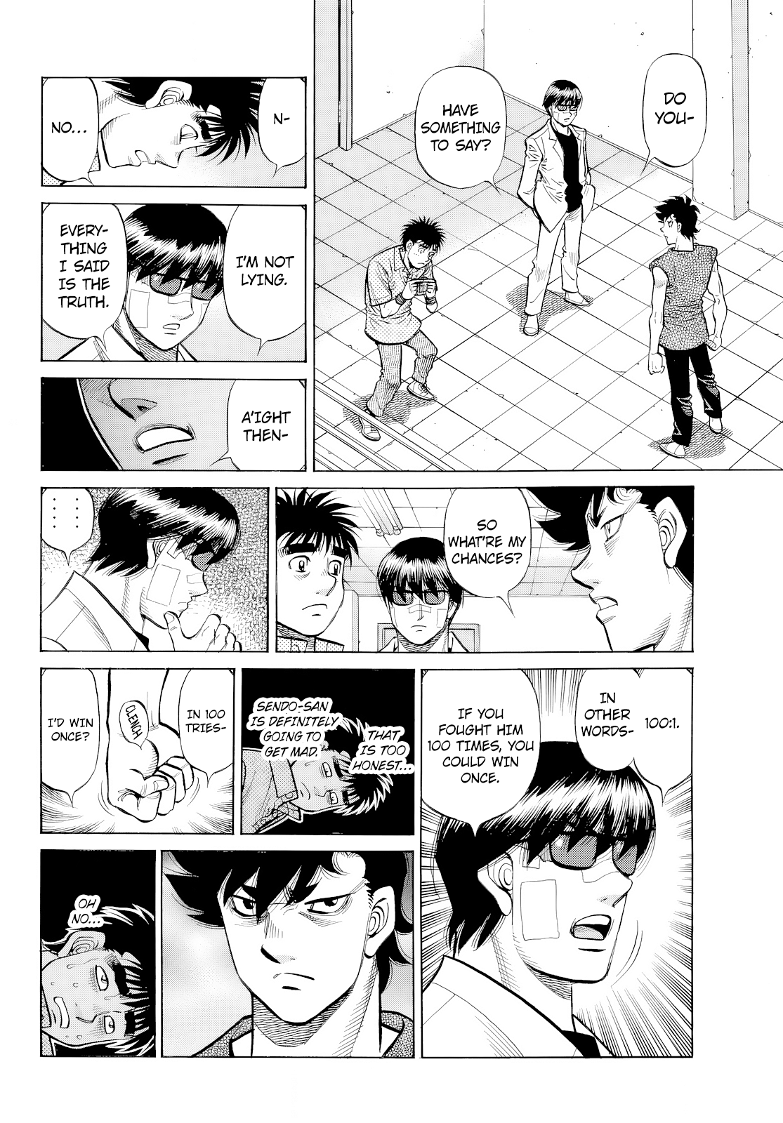 Halaman dari Hajime no Ippo Chapter 1489