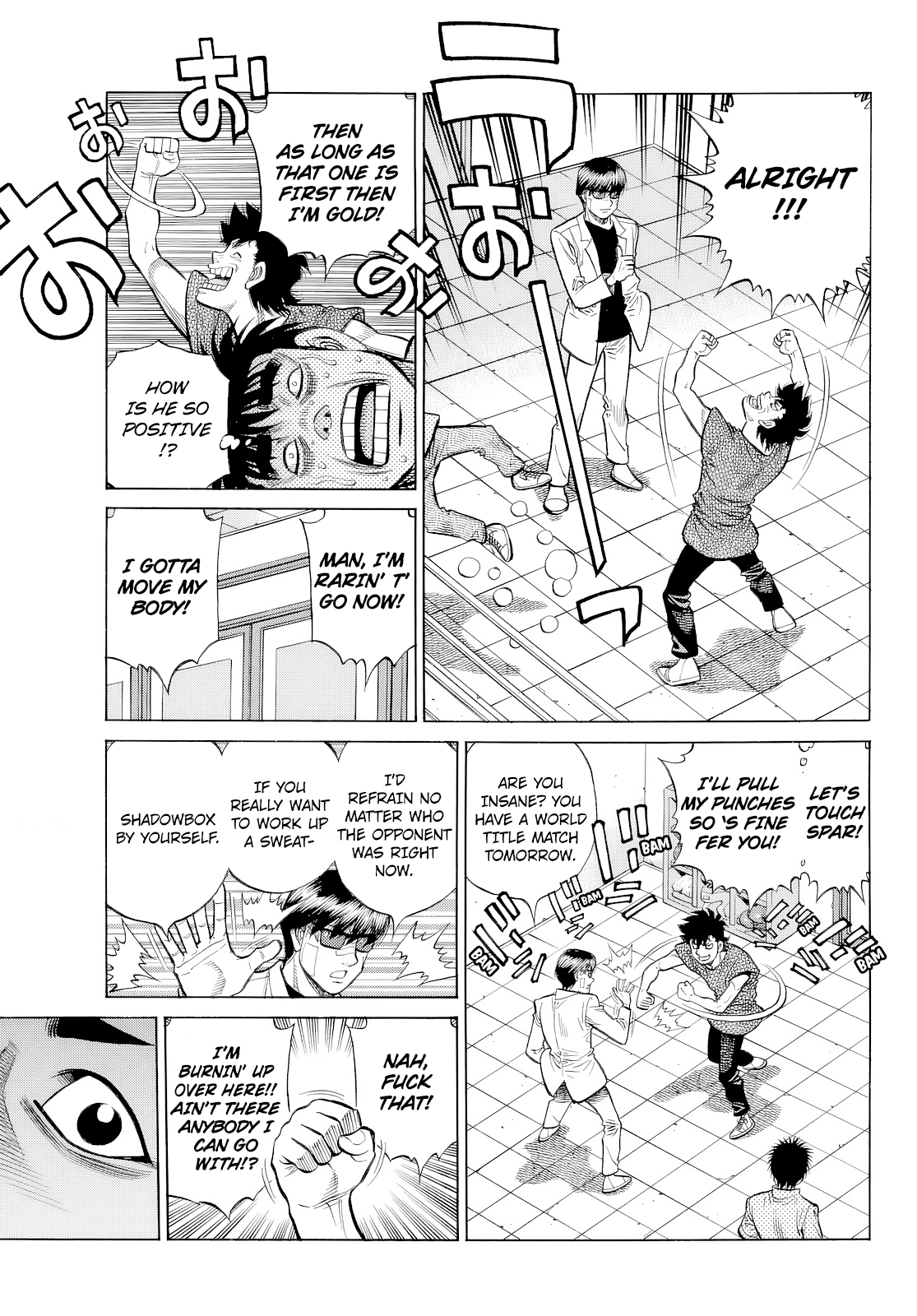 Halaman dari Hajime no Ippo Chapter 1489