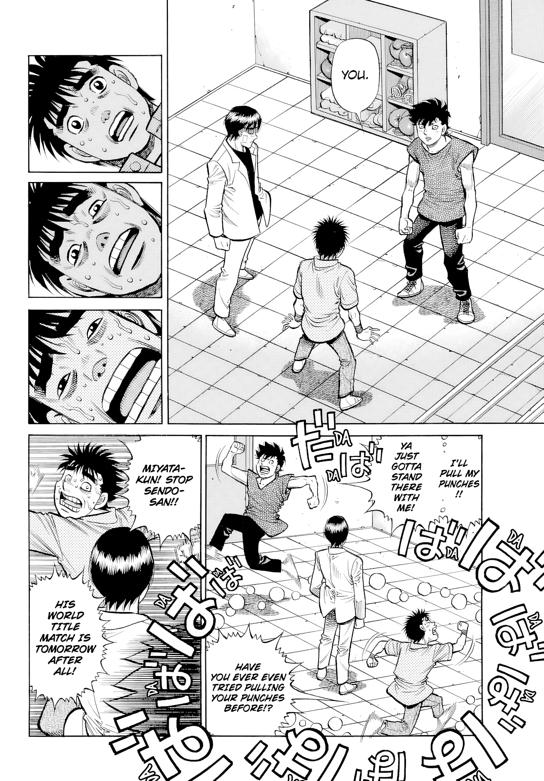 Halaman dari Hajime no Ippo Chapter 1489