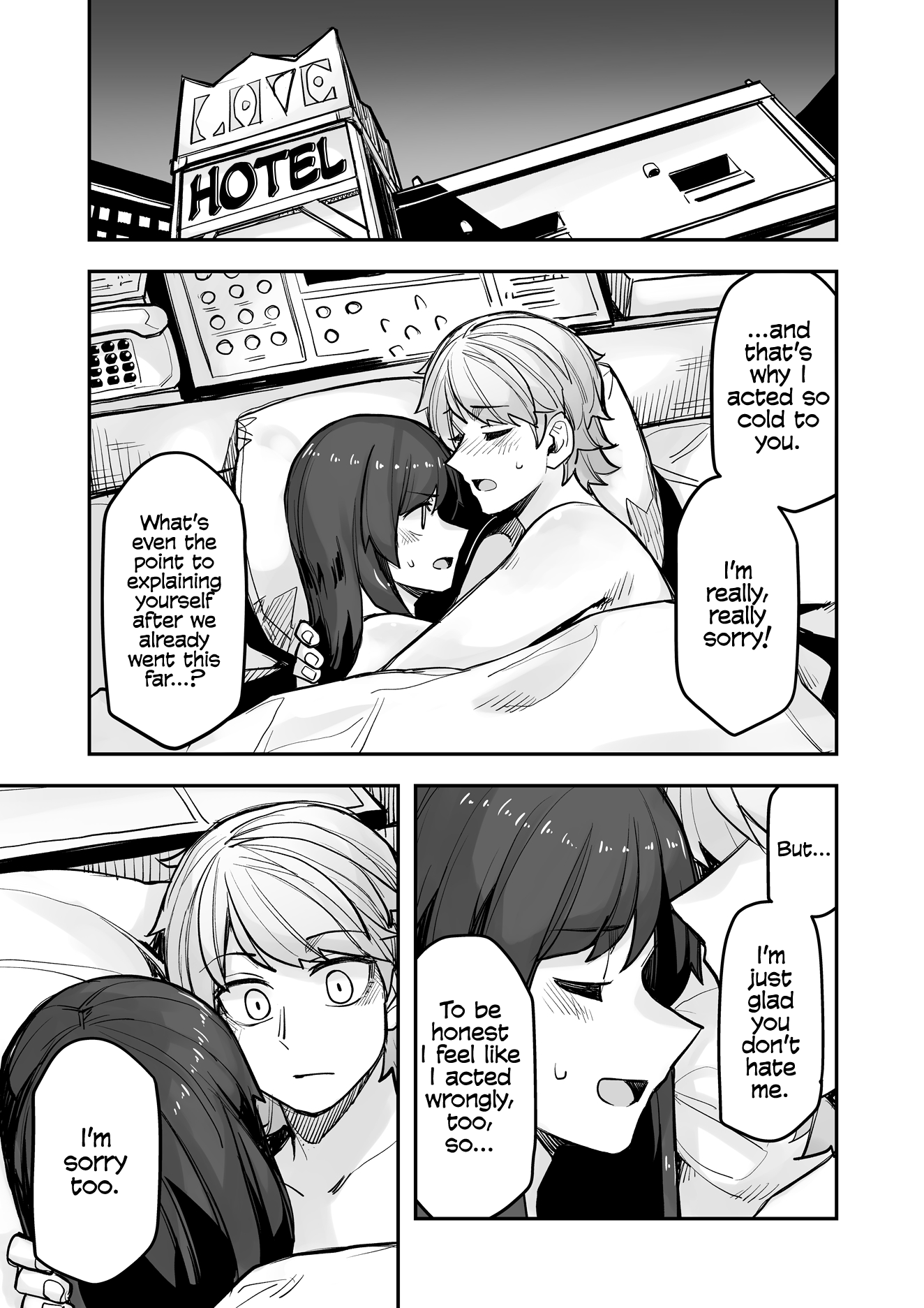 Halaman dari Ikemen Joshi to Josou Danshi Chapter 104