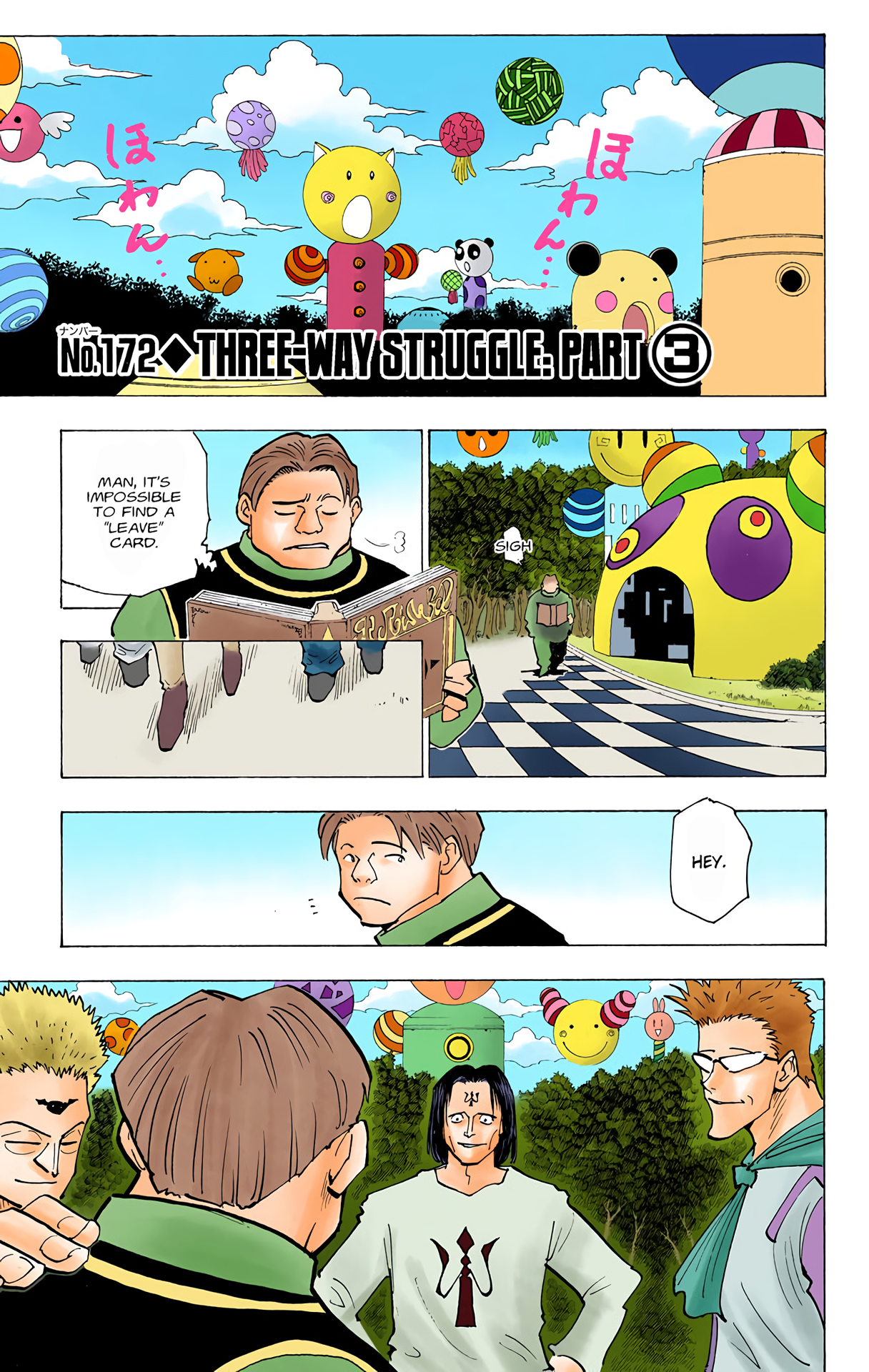 Halaman dari HUNTER x HUNTER (Official Colored) Chapter 172