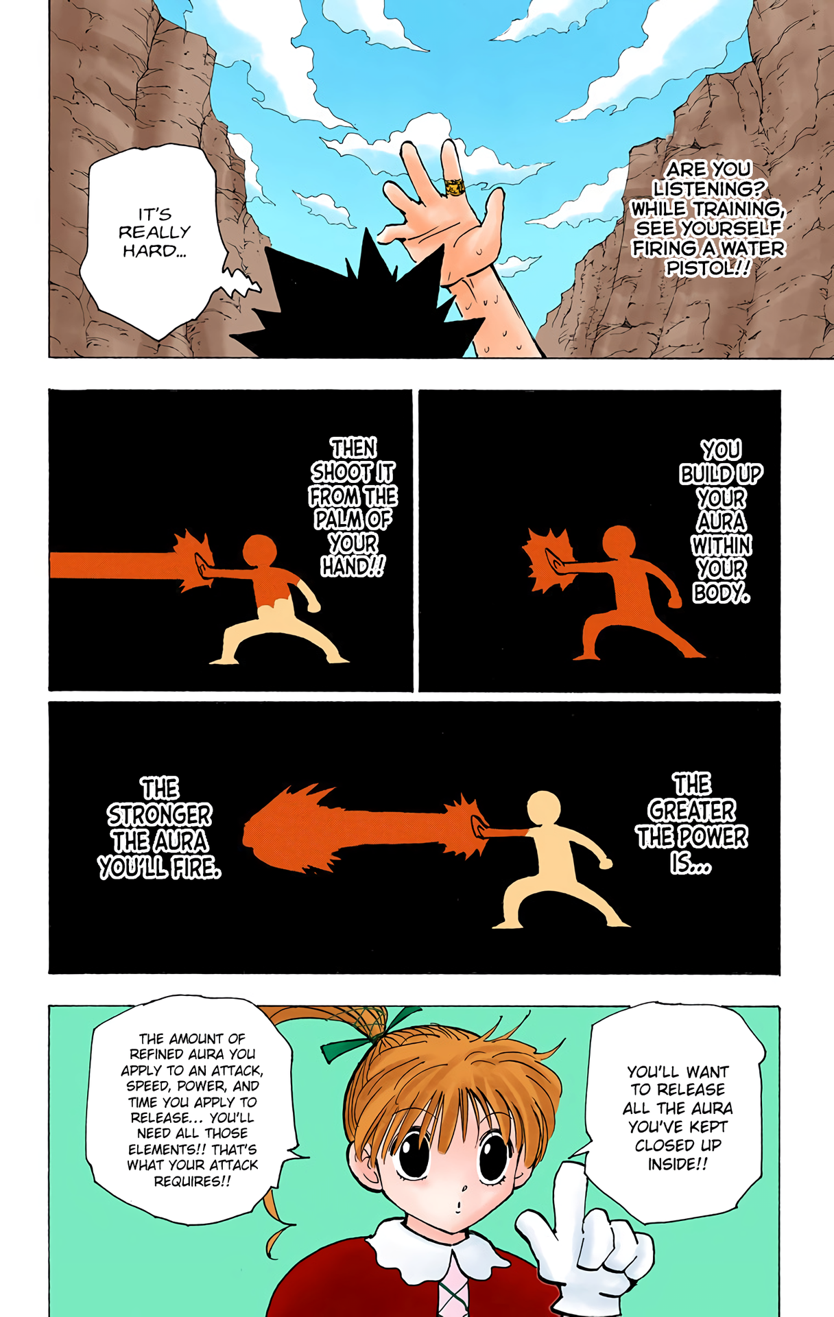Halaman dari HUNTER x HUNTER (Official Colored) Chapter 172