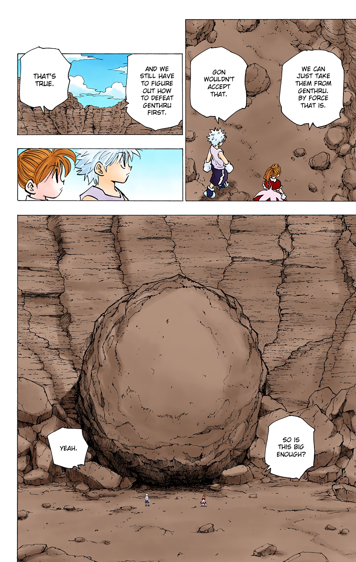 Halaman dari HUNTER x HUNTER (Official Colored) Chapter 172