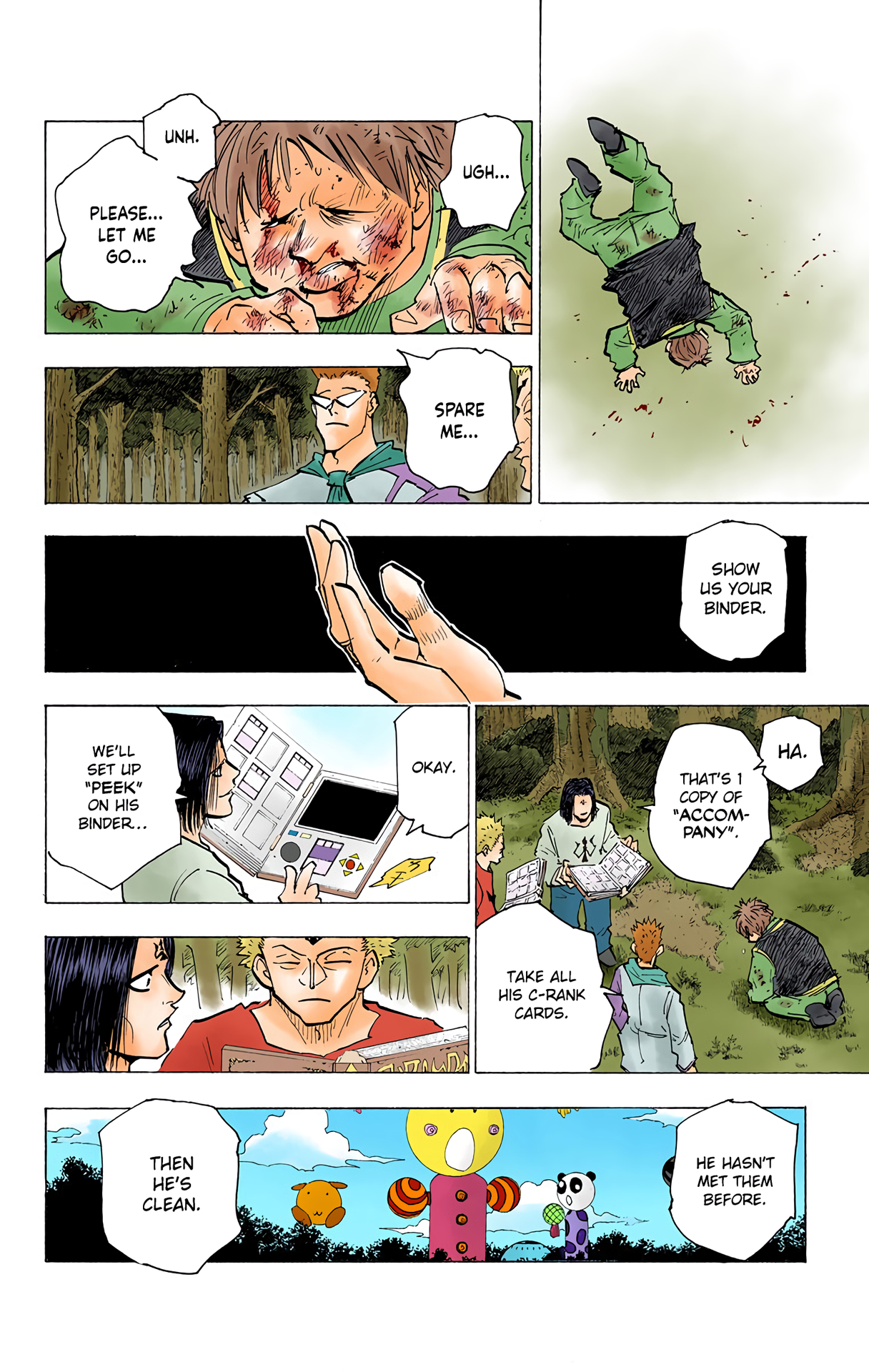 Halaman dari HUNTER x HUNTER (Official Colored) Chapter 172