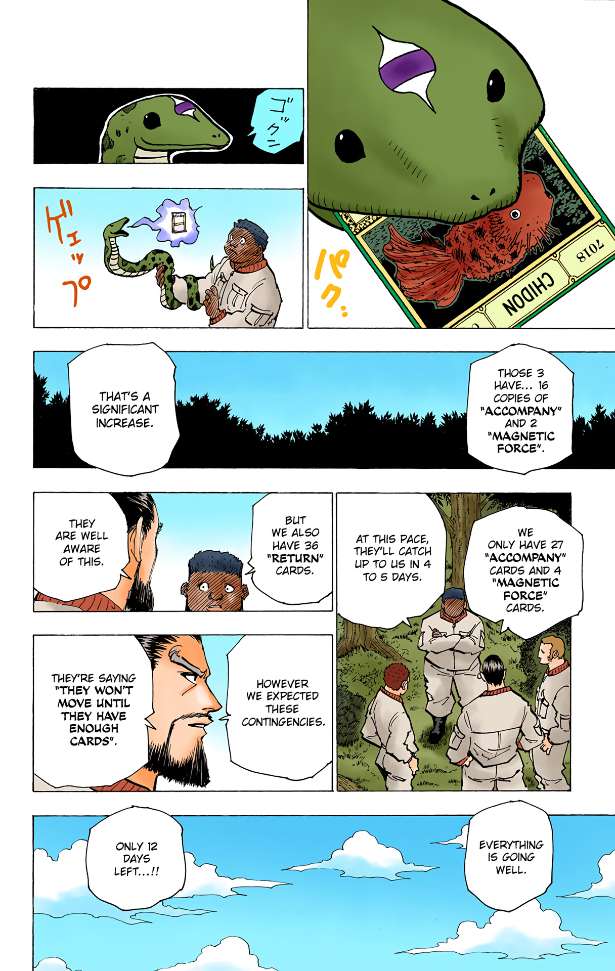 Halaman dari HUNTER x HUNTER (Official Colored) Chapter 172