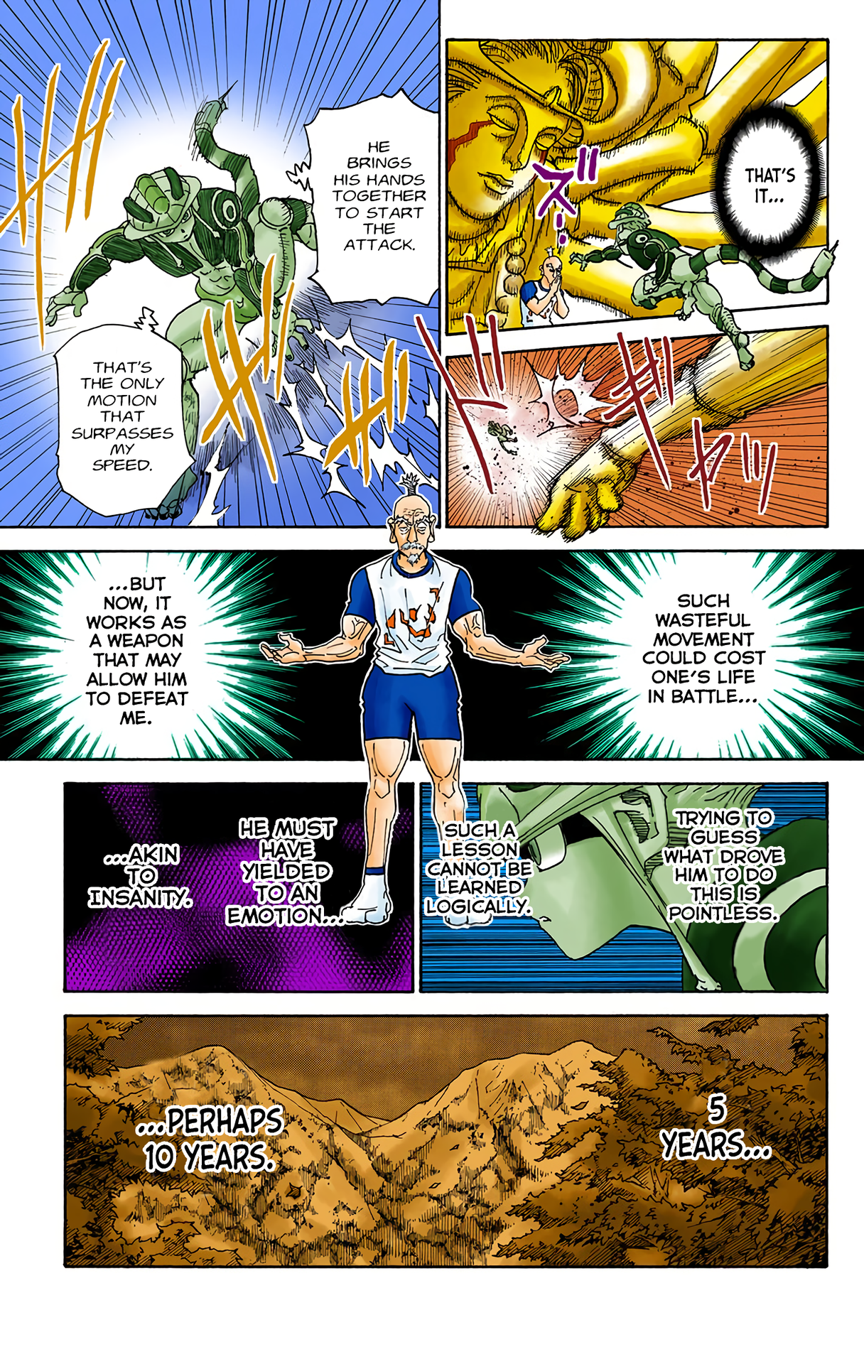 Halaman dari HUNTER x HUNTER (Official Colored) Chapter 292
