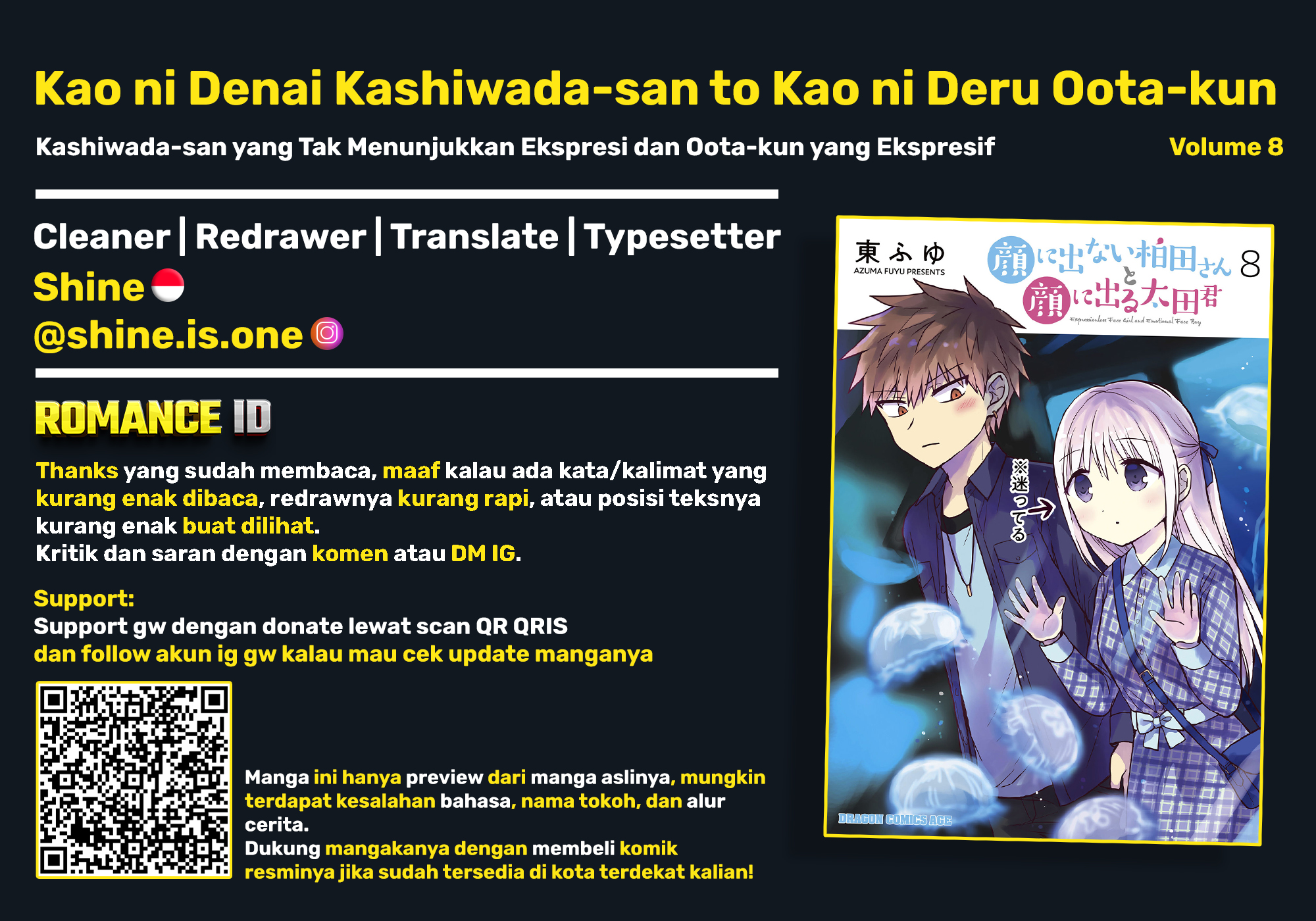 Kao ni Denai Kashiwada-san to Kao ni Deru Oota-kun Chapter 93 - halaman 12