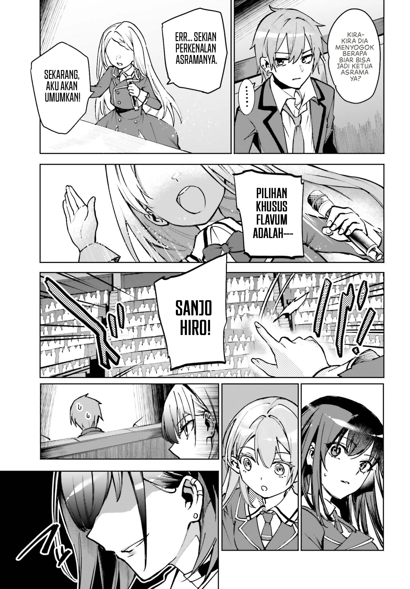 Danshi Kinsei Game Sekai de Ore ga Yarubeki Yuiitsu no Koto: Yuri no Aida ni Hasamaru Otoko toshite Tensei shiteshimaimashita Chapter 12 - halaman 44