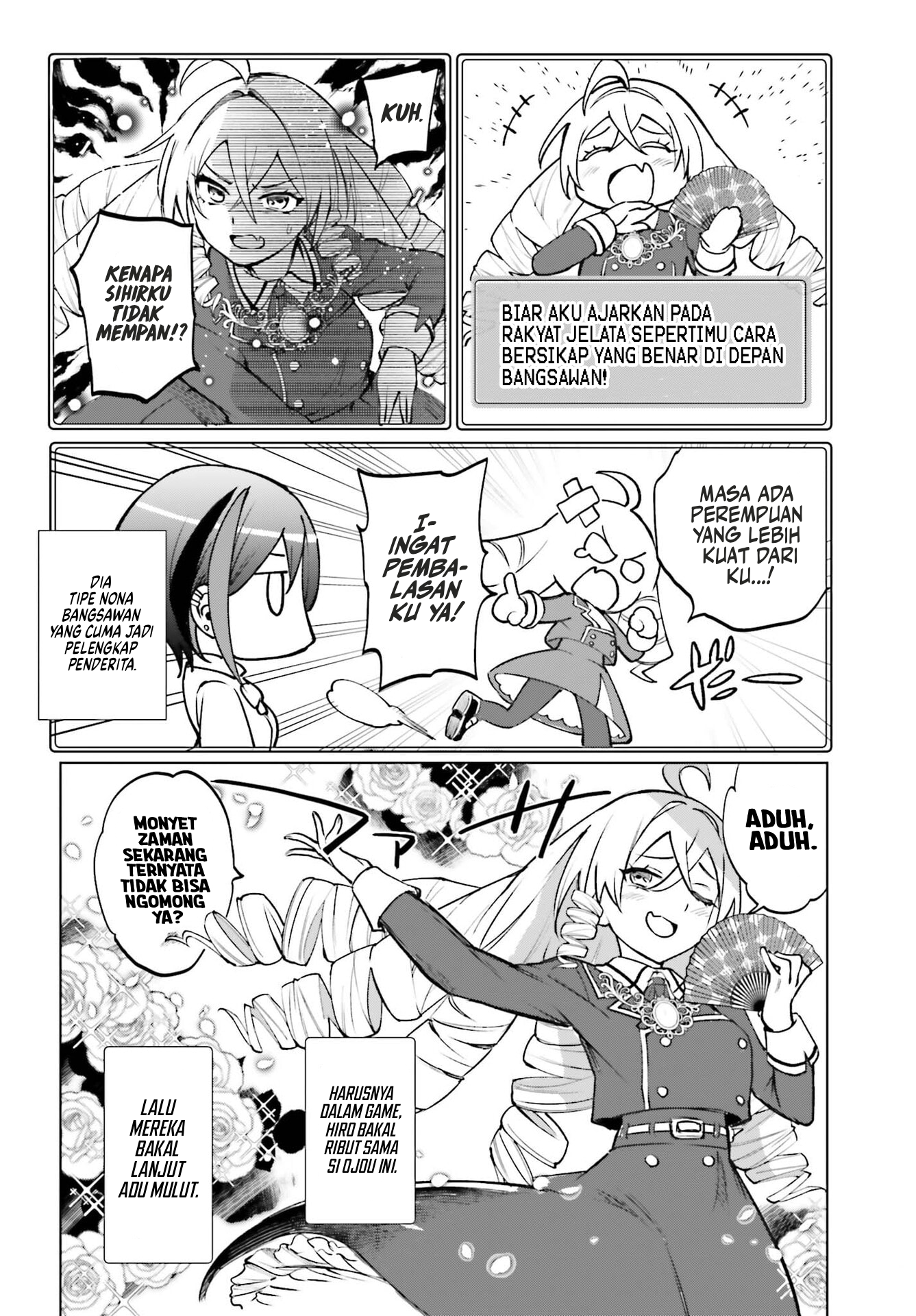 Danshi Kinsei Game Sekai de Ore ga Yarubeki Yuiitsu no Koto: Yuri no Aida ni Hasamaru Otoko toshite Tensei shiteshimaimashita Chapter 12 - halaman 9