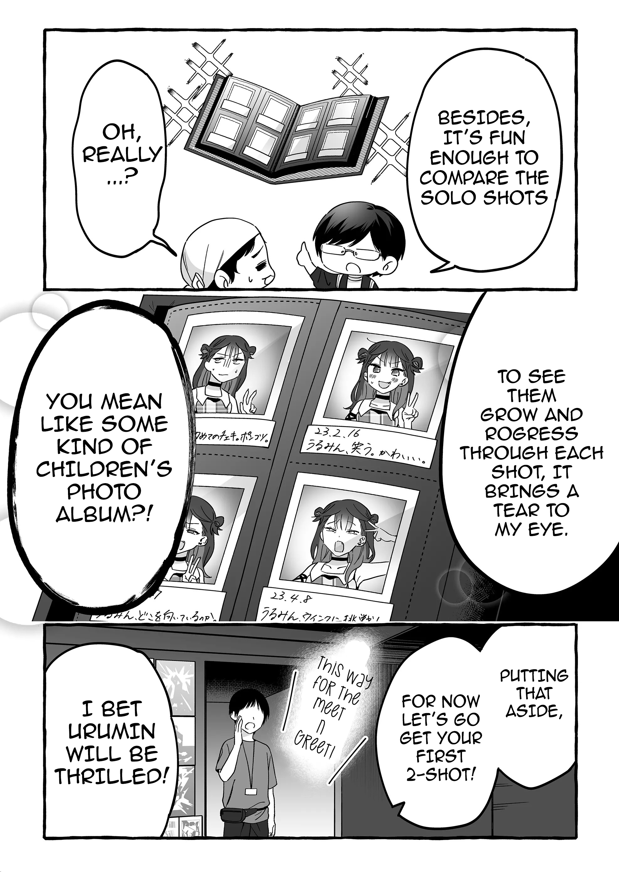 Halaman dari Damedol to Sekai ni Hitori Dake no Fan Chapter 4
