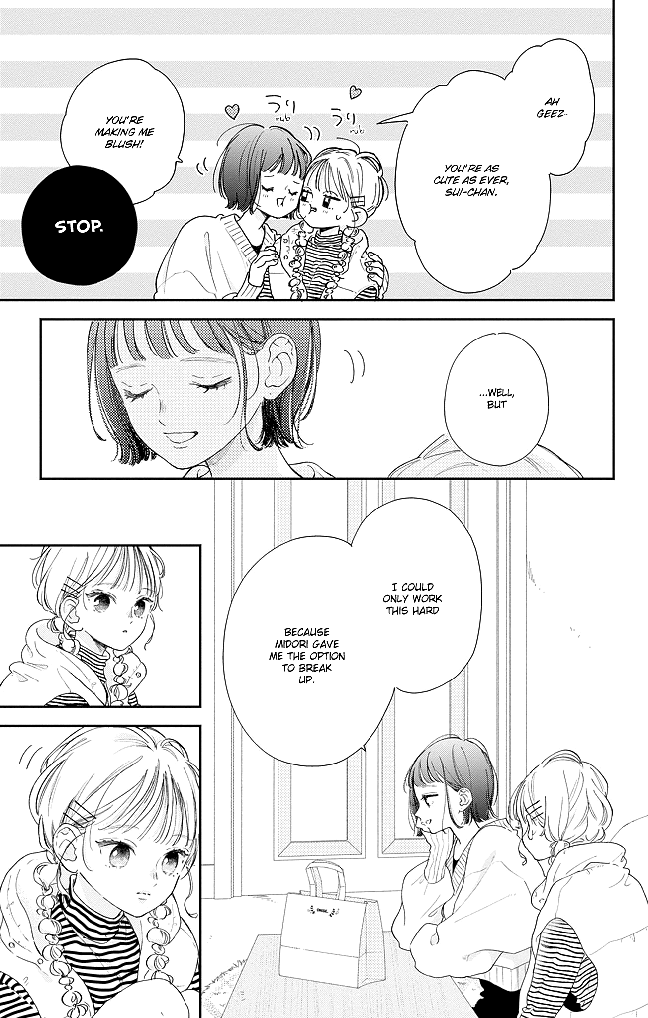 Halaman dari Onee-chan no Midori-kun Chapter 18