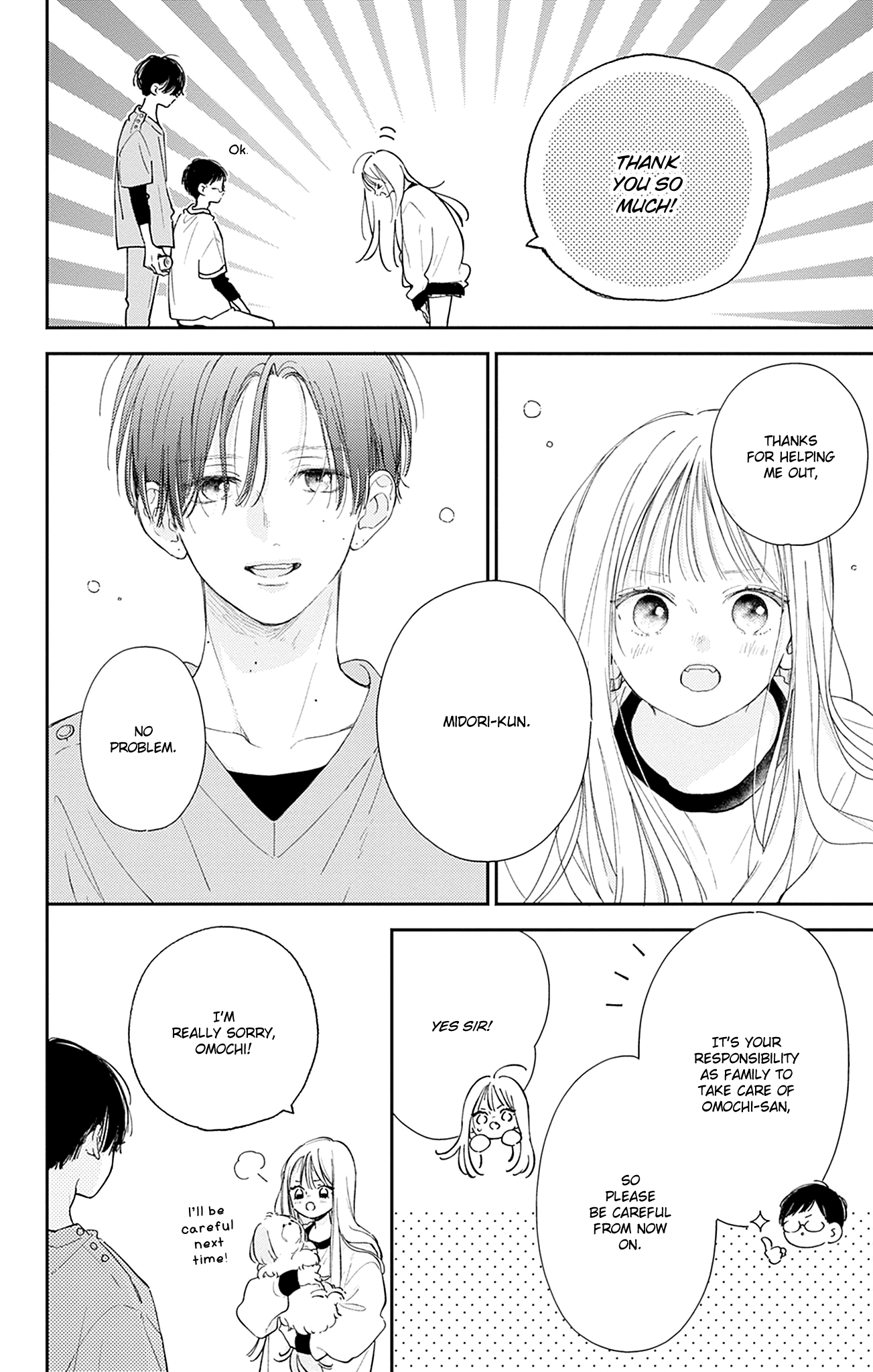 Halaman dari Onee-chan no Midori-kun Chapter 18