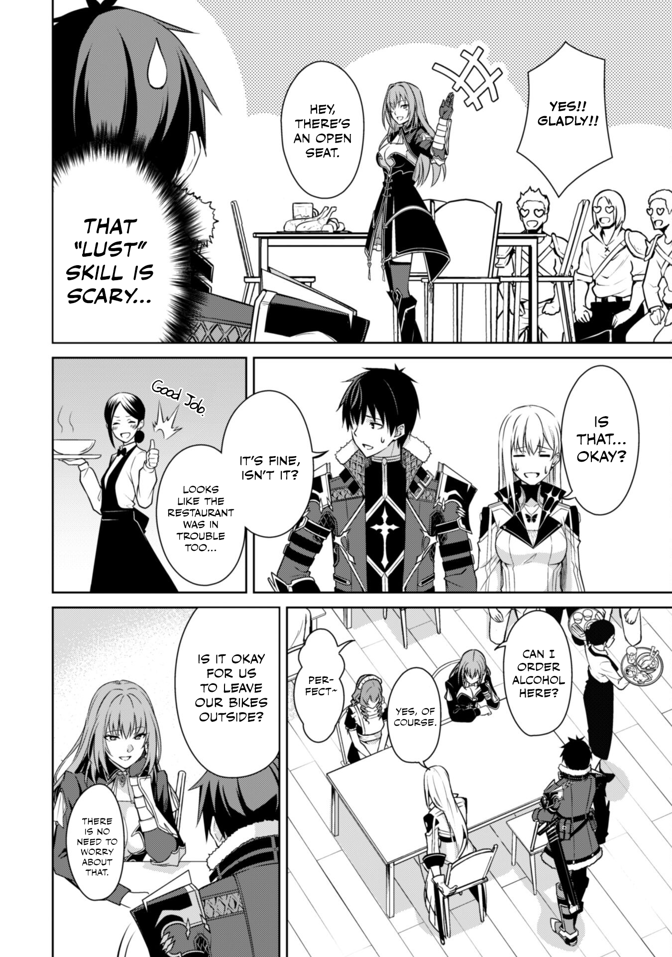 Halaman dari Boushoku no Berserk ~Ore dake Level to Iu Gainen wo Toppa suru~ Chapter 54