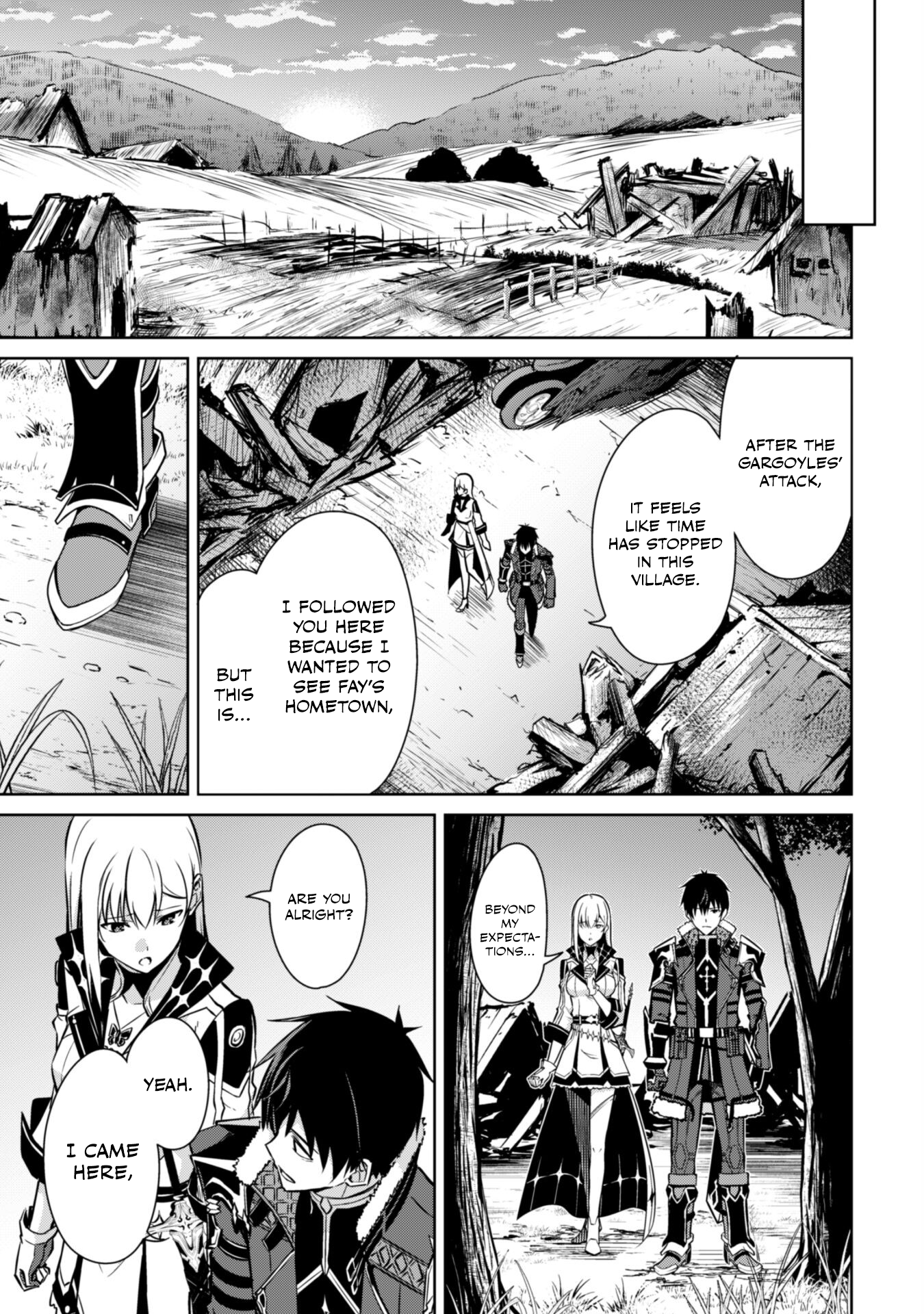 Halaman dari Boushoku no Berserk ~Ore dake Level to Iu Gainen wo Toppa suru~ Chapter 54