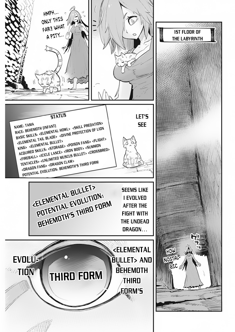 Halaman dari S-Rank Monster no "Behemoth" Dakedo, Neko to Machigawarete Elf Musume no Pet to Shite Kurashitemasu Chapter 39