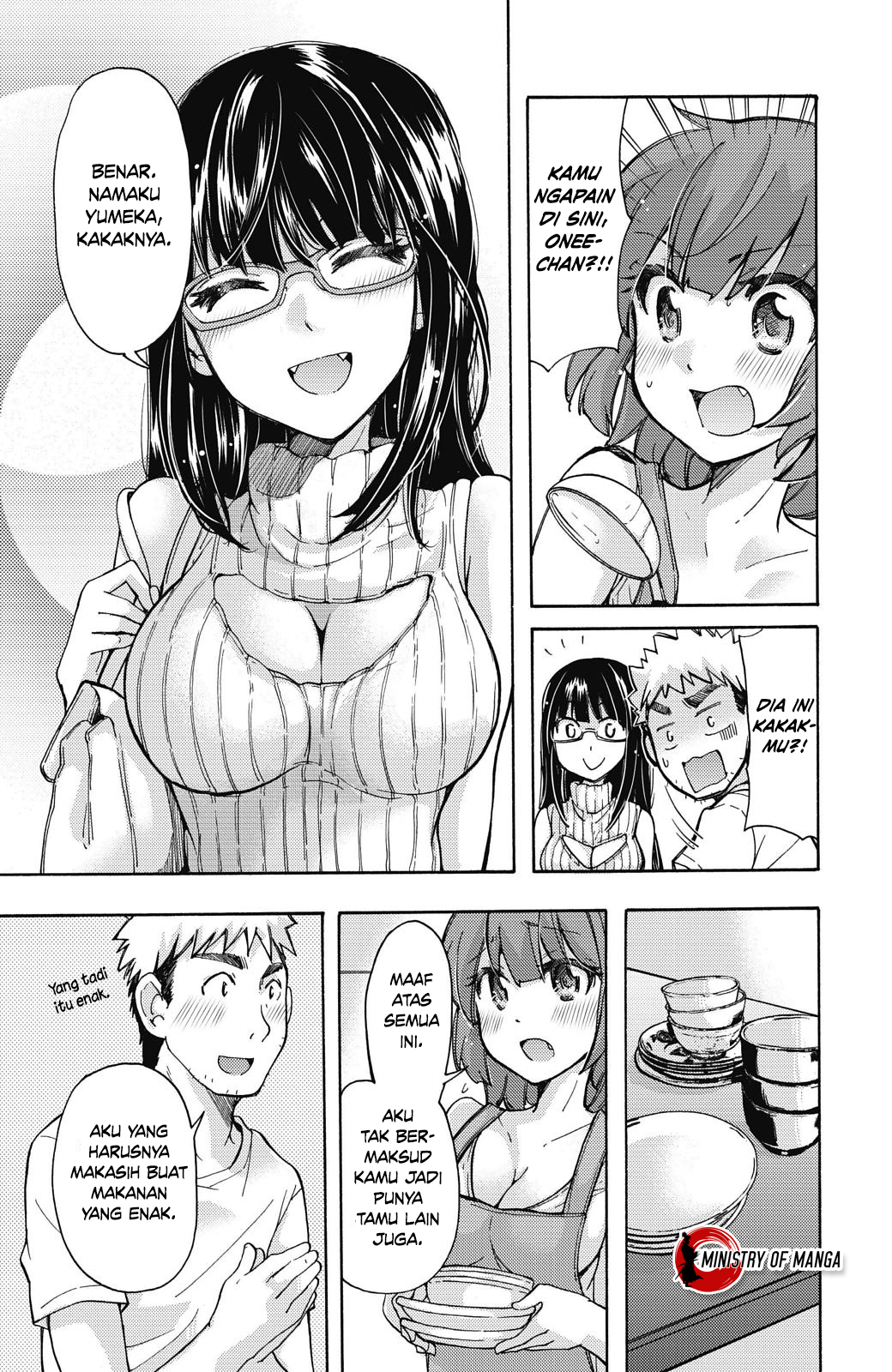 Saki-chan wa Konya mo Pekopeko Chapter 5 - halaman 4