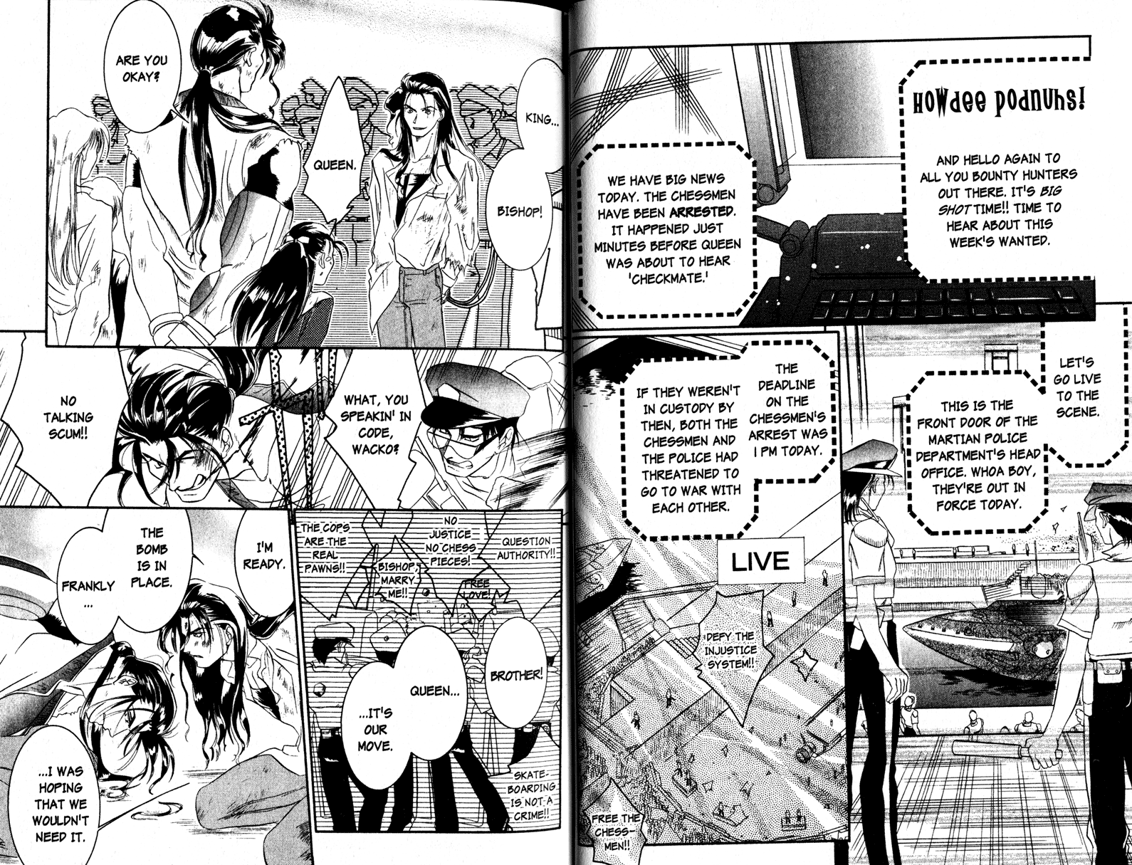 Halaman dari Cowboy Bebop Shooting Star Chapter 6