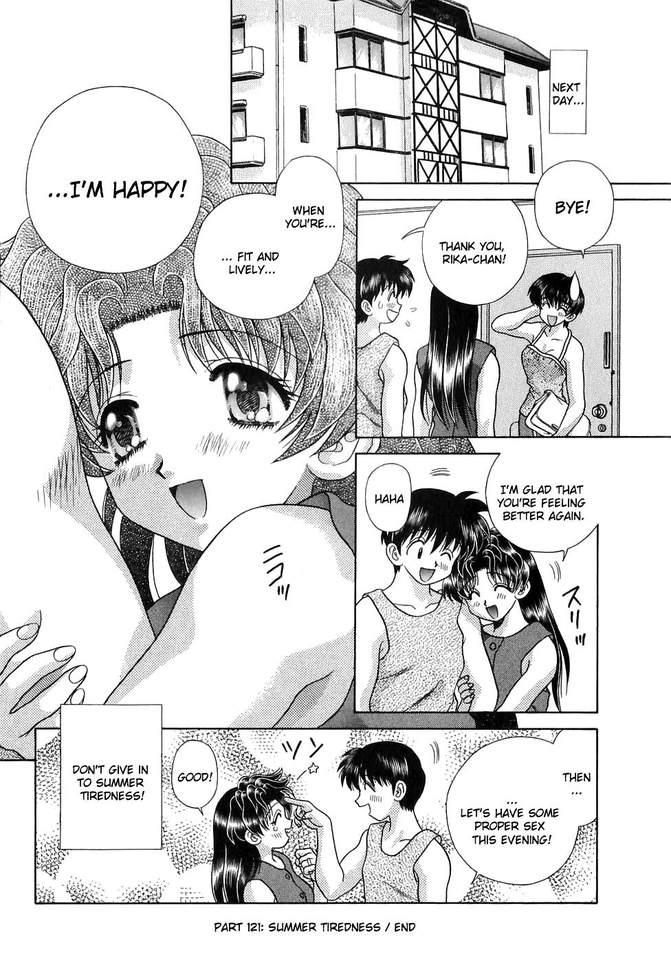 Halaman dari Futari Ecchi Chapter 121