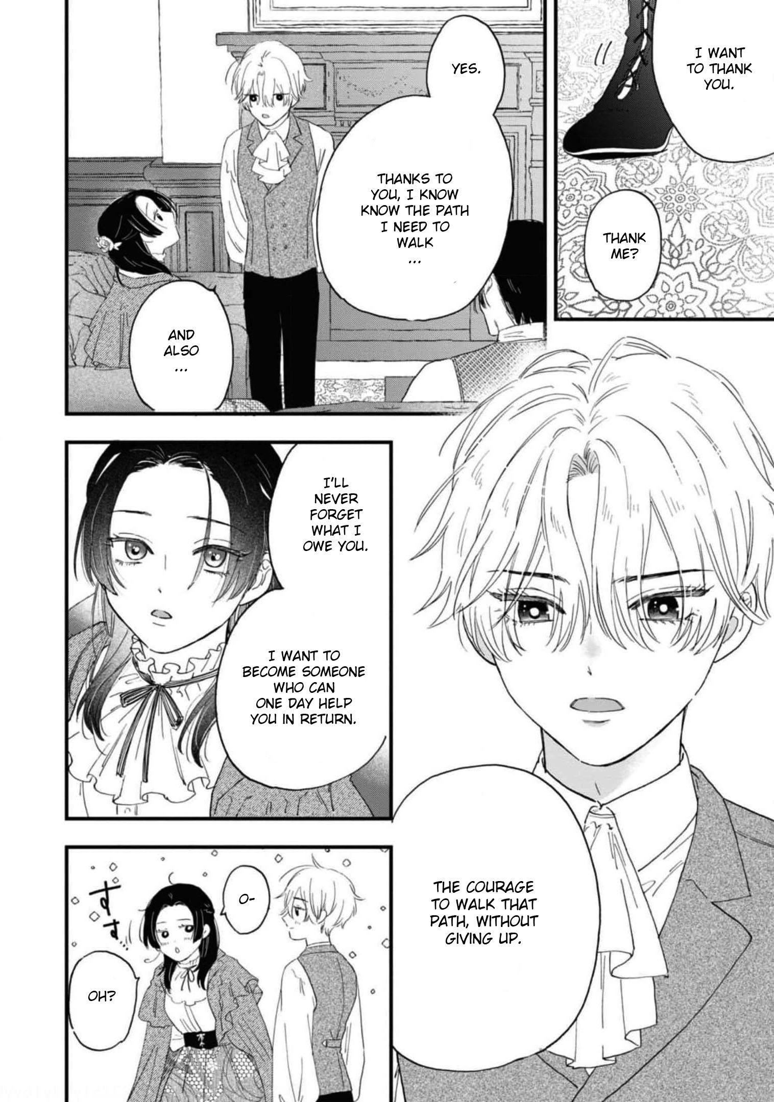Halaman dari Though I May Be a Villainess, I'll Show You I Can Obtain Happiness! Chapter 5
