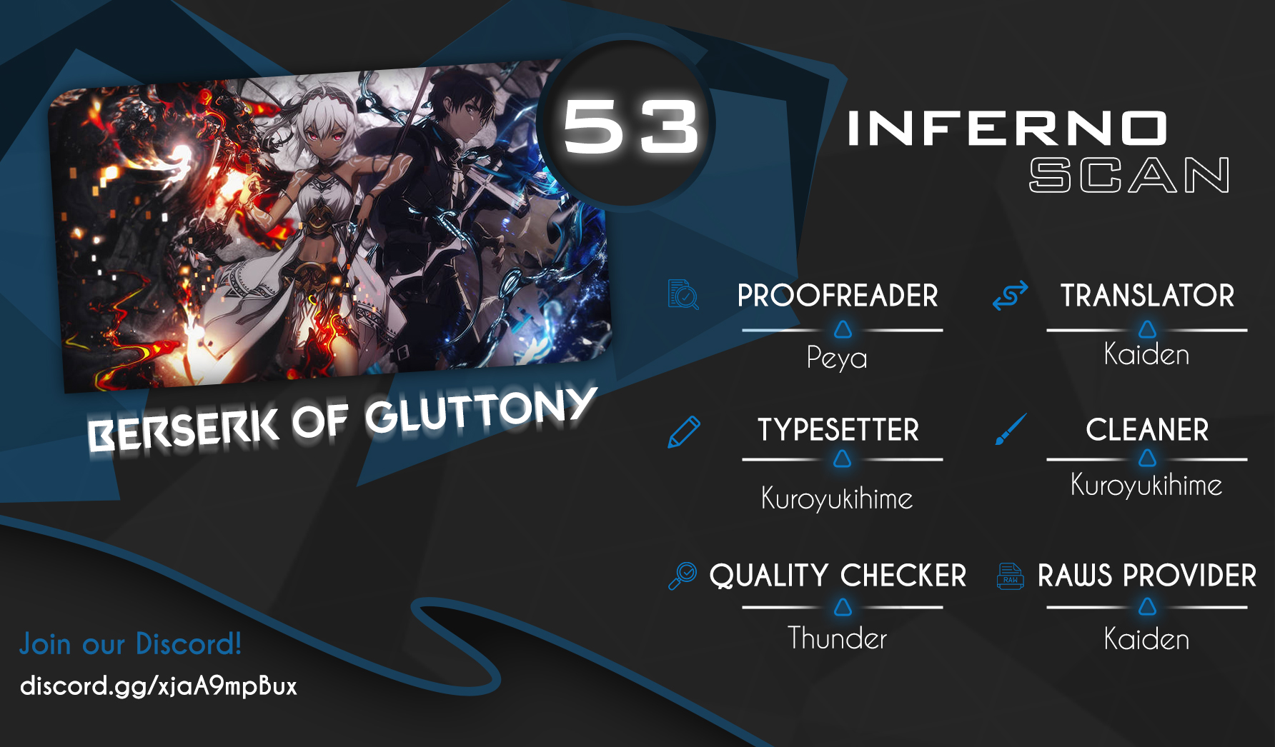 Halaman dari Boushoku no Berserk ~Ore dake Level to Iu Gainen wo Toppa suru~ Chapter 53