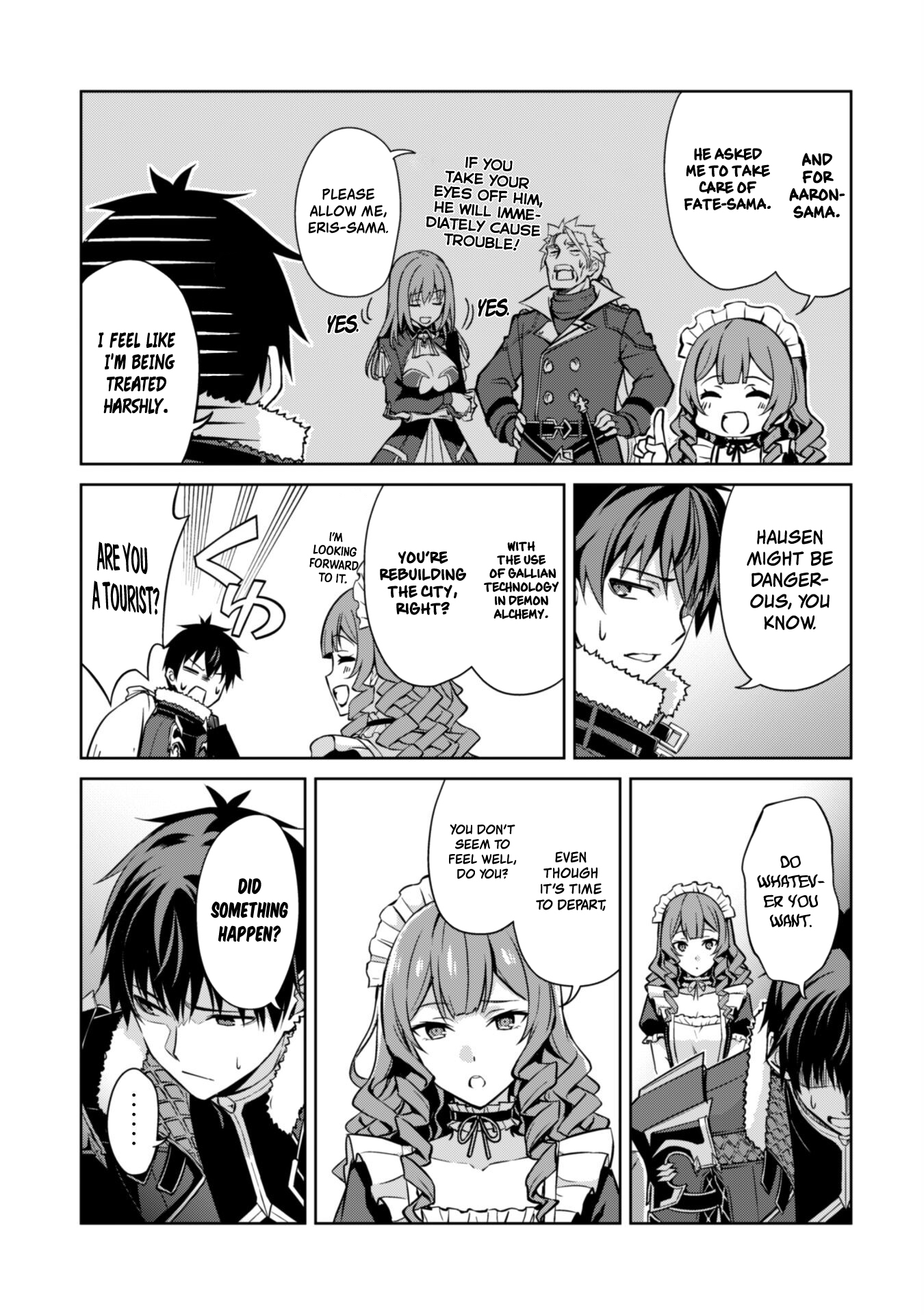 Halaman dari Boushoku no Berserk ~Ore dake Level to Iu Gainen wo Toppa suru~ Chapter 53