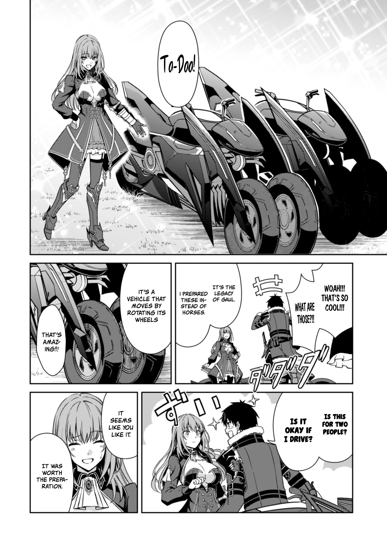 Halaman dari Boushoku no Berserk ~Ore dake Level to Iu Gainen wo Toppa suru~ Chapter 53