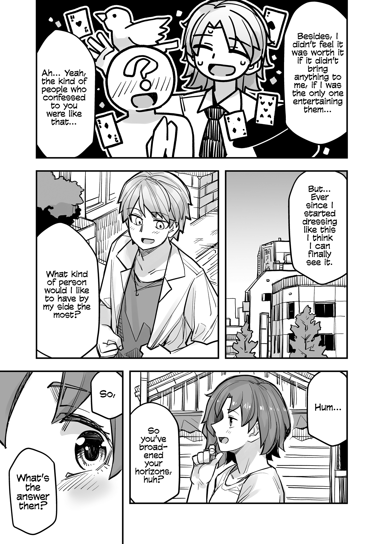 Halaman dari Ikemen Joshi to Josou Danshi Chapter 96