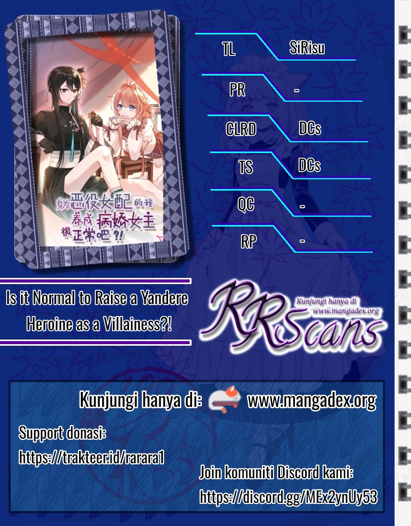 Is it Normal to Raise a Yandere Heroine as a Villainess ?! Chapter 28 - halaman 1