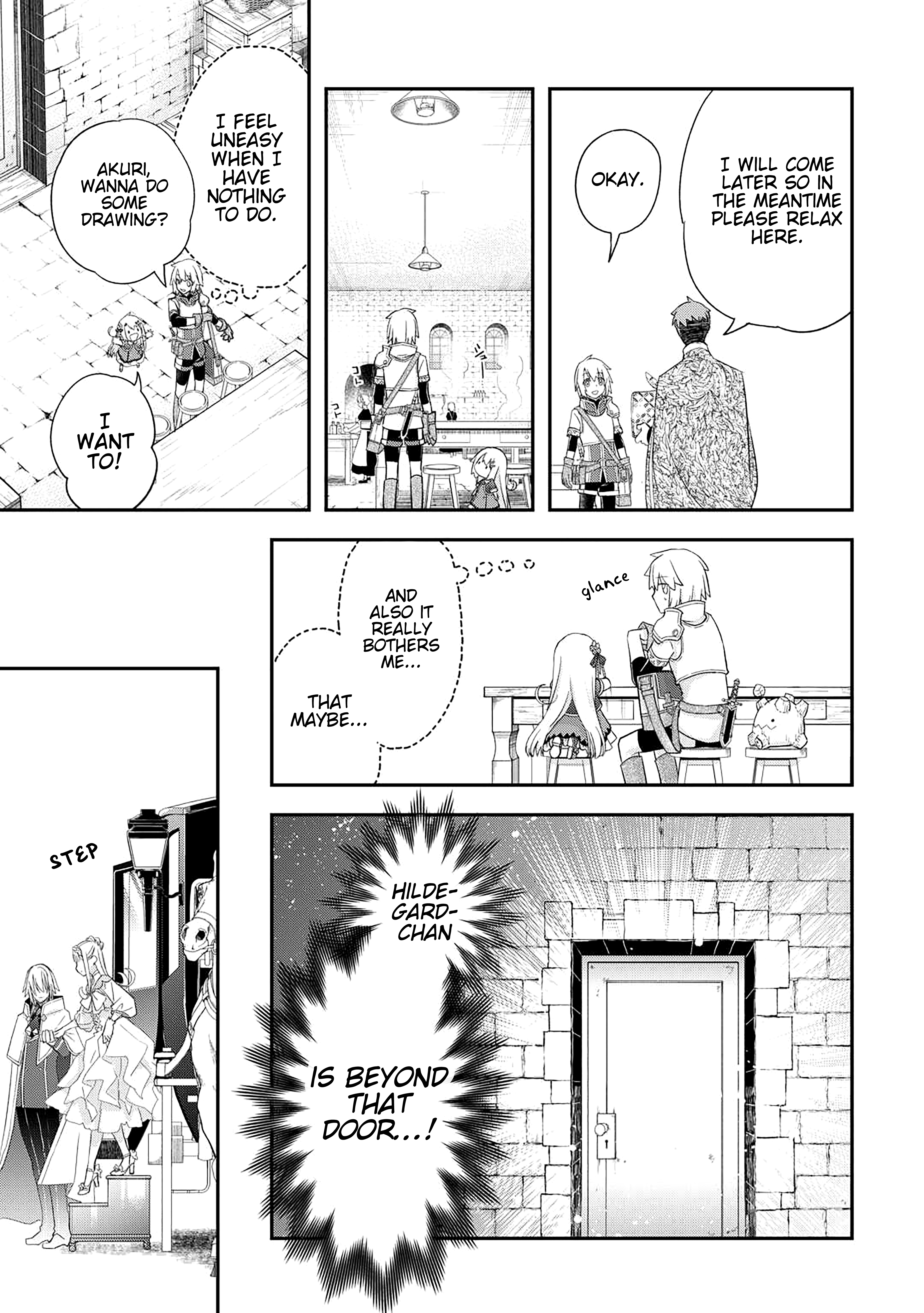 Halaman dari Kanchigai no Atelier Meister - Eiyuu Party no Moto Zatsuyougakari ga, Jitsu wa Sentou Igai ga SSS Rank Datta to Iu Yoku Aru Hanashi Chapter 43