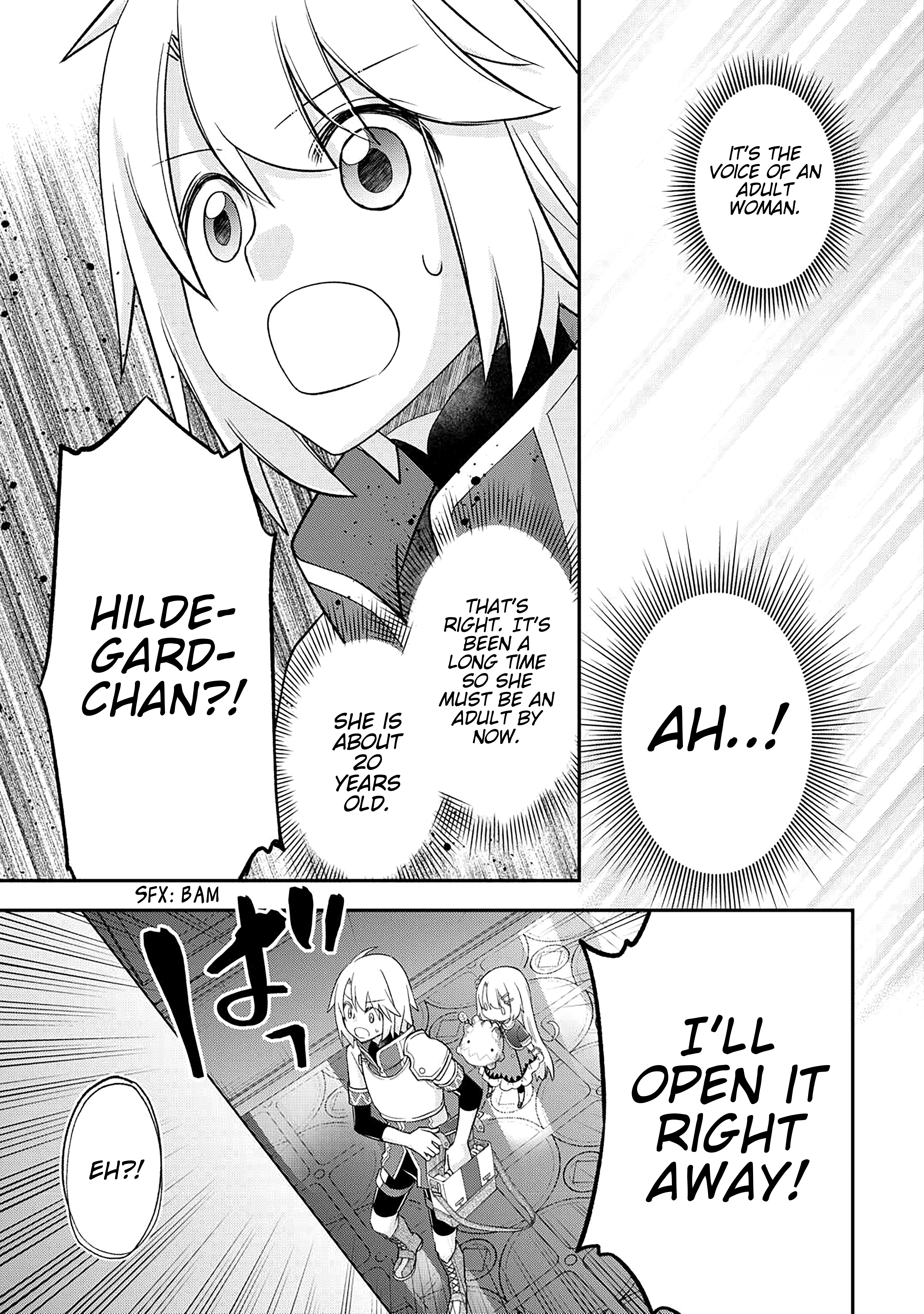 Halaman dari Kanchigai no Atelier Meister - Eiyuu Party no Moto Zatsuyougakari ga, Jitsu wa Sentou Igai ga SSS Rank Datta to Iu Yoku Aru Hanashi Chapter 43