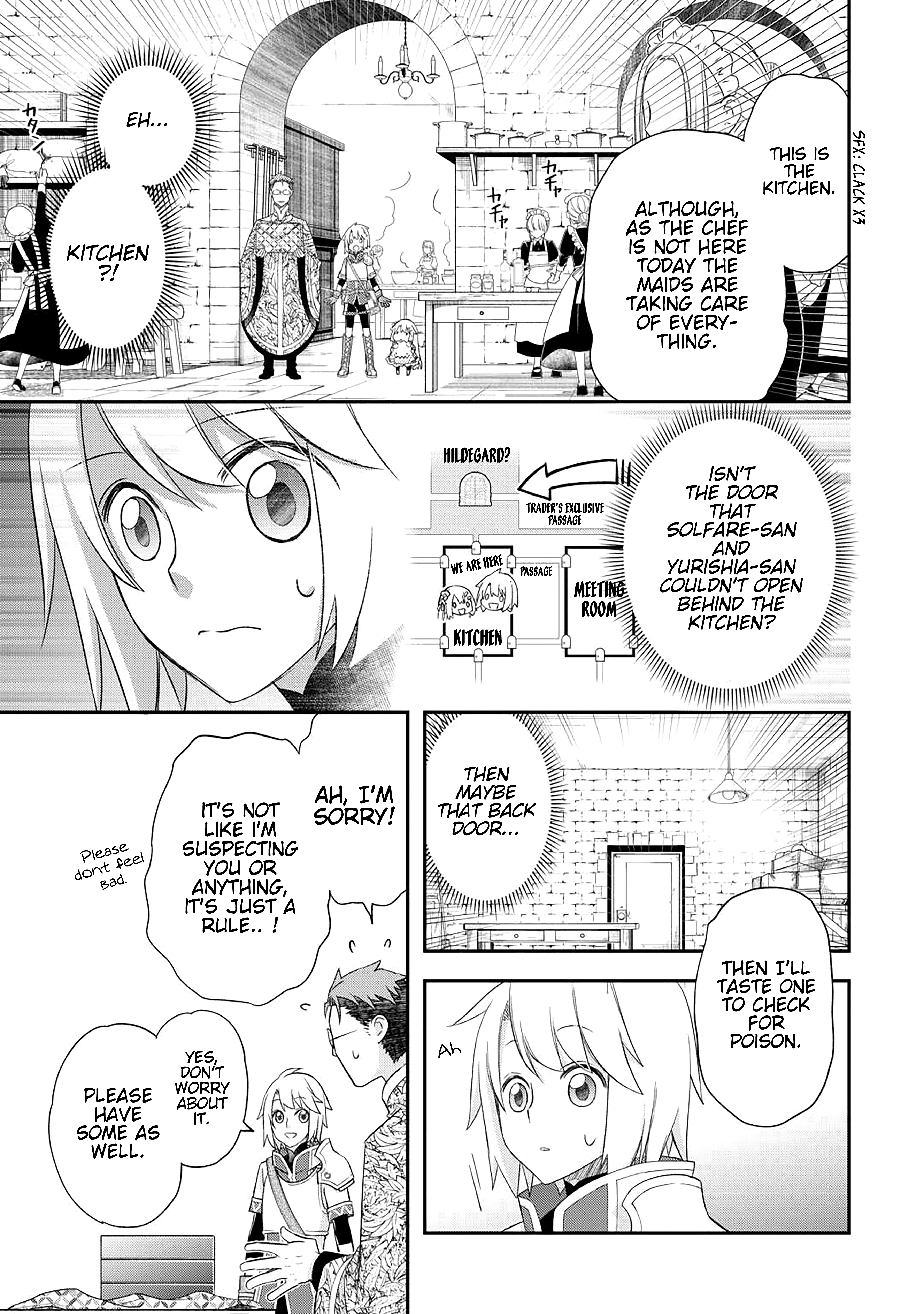 Halaman dari Kanchigai no Atelier Meister - Eiyuu Party no Moto Zatsuyougakari ga, Jitsu wa Sentou Igai ga SSS Rank Datta to Iu Yoku Aru Hanashi Chapter 43
